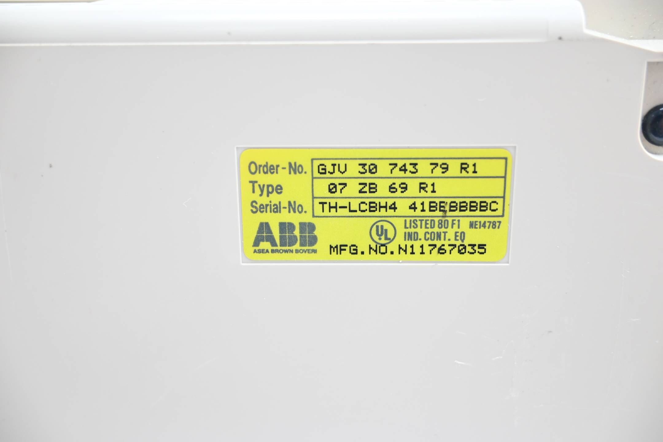 ABB Vernetzung 07 ZB 69 R1 ( GJV 30 743 79 R1 )