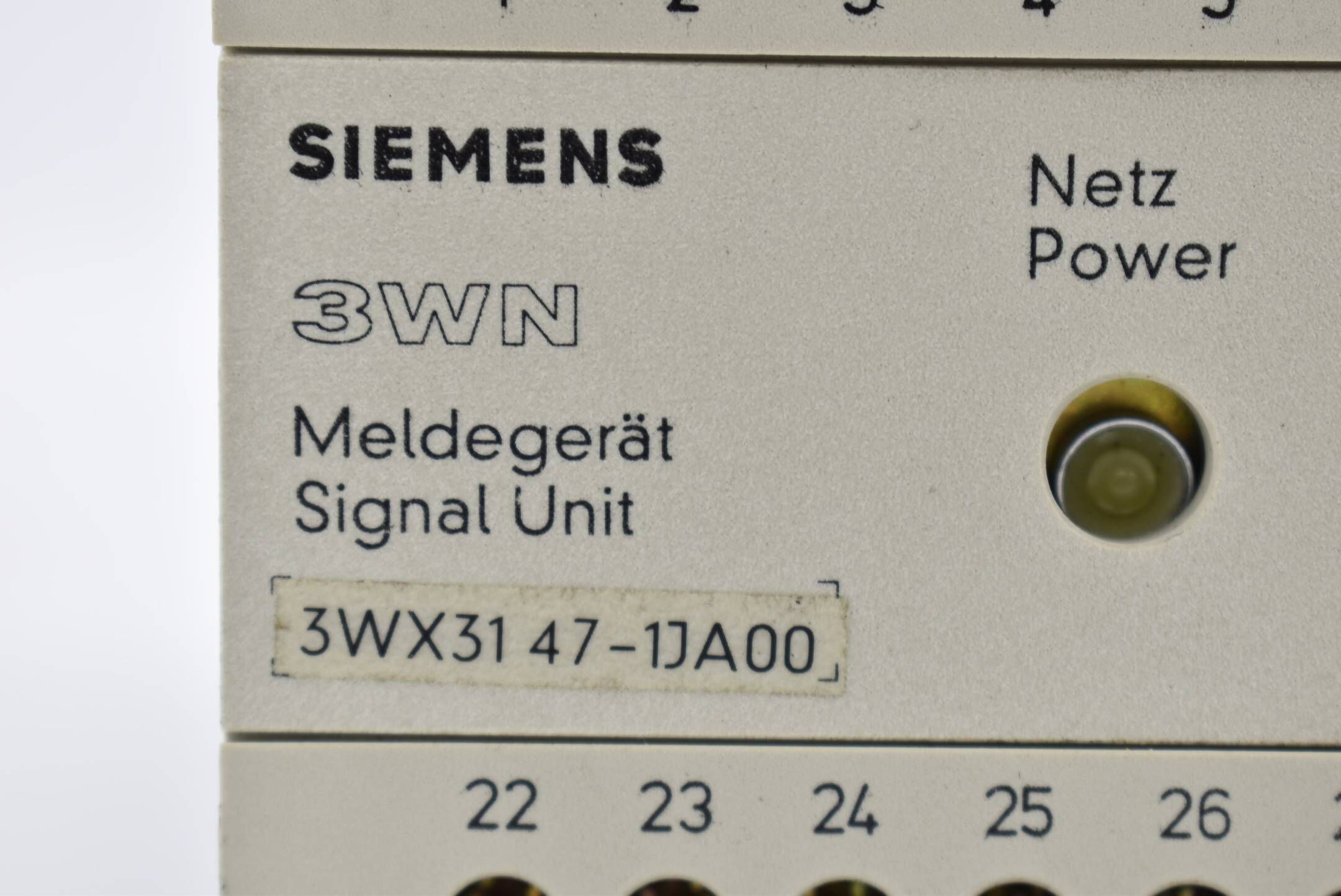 Siemens Signal Unit 3WX31 47-1JA00 ( 3WX3147-1JA00 )