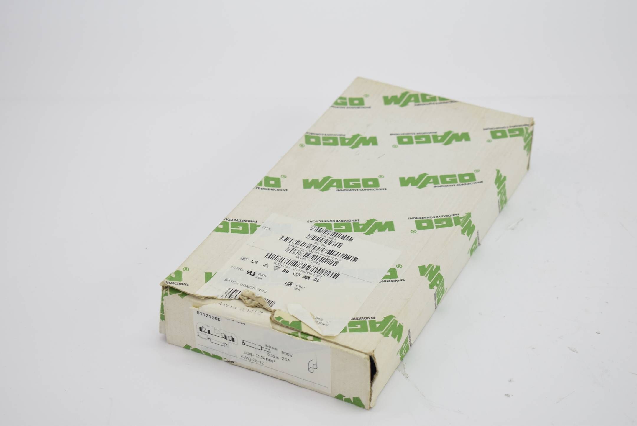 60x Wago 3-Leiter-Durchgangsklemme 280-684 ( 280684 )