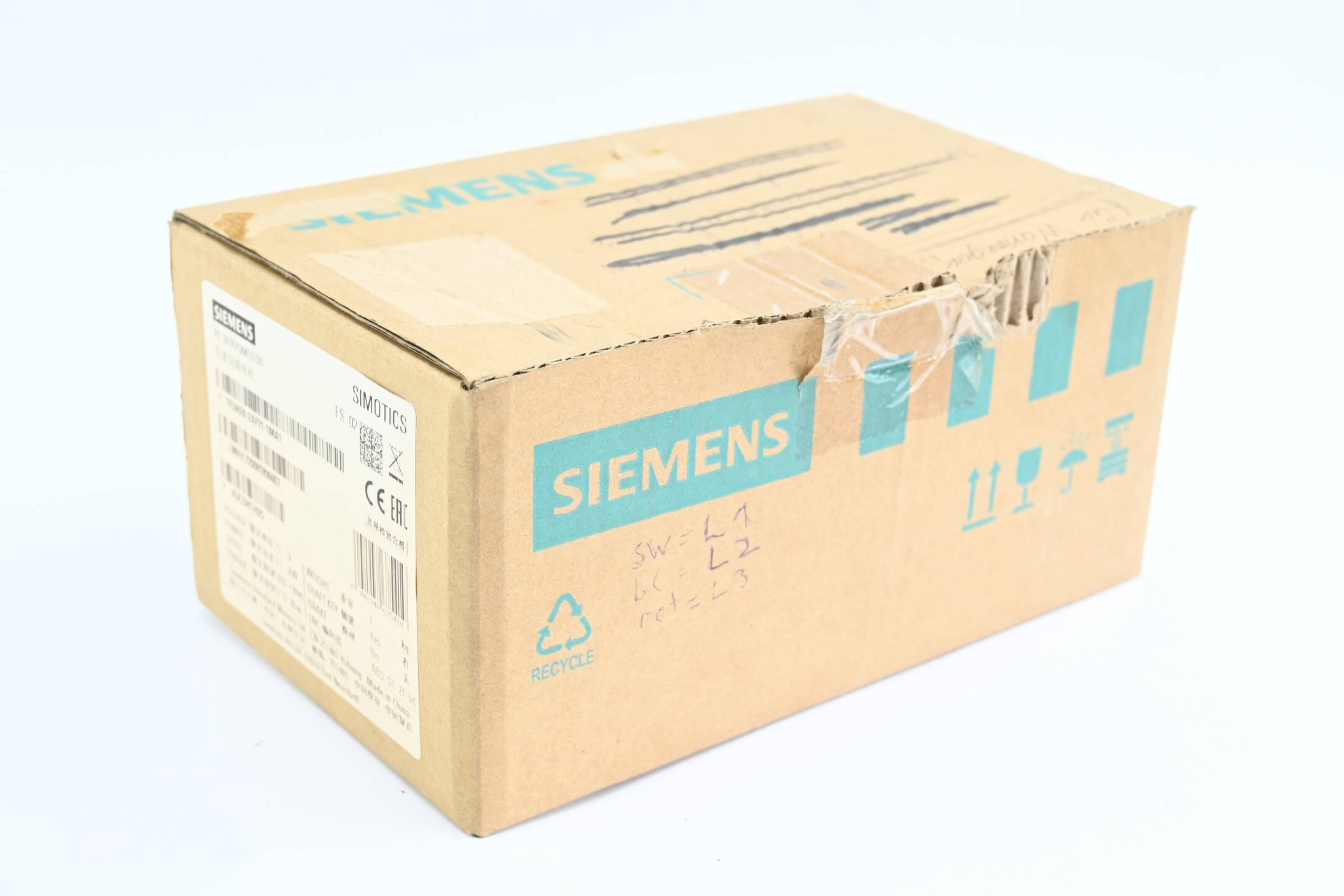 Siemens Simotics AC Servomotor 1FL6024-2AF21-1MA1 ( 1FL6 024-2AF21-1MA1 )
