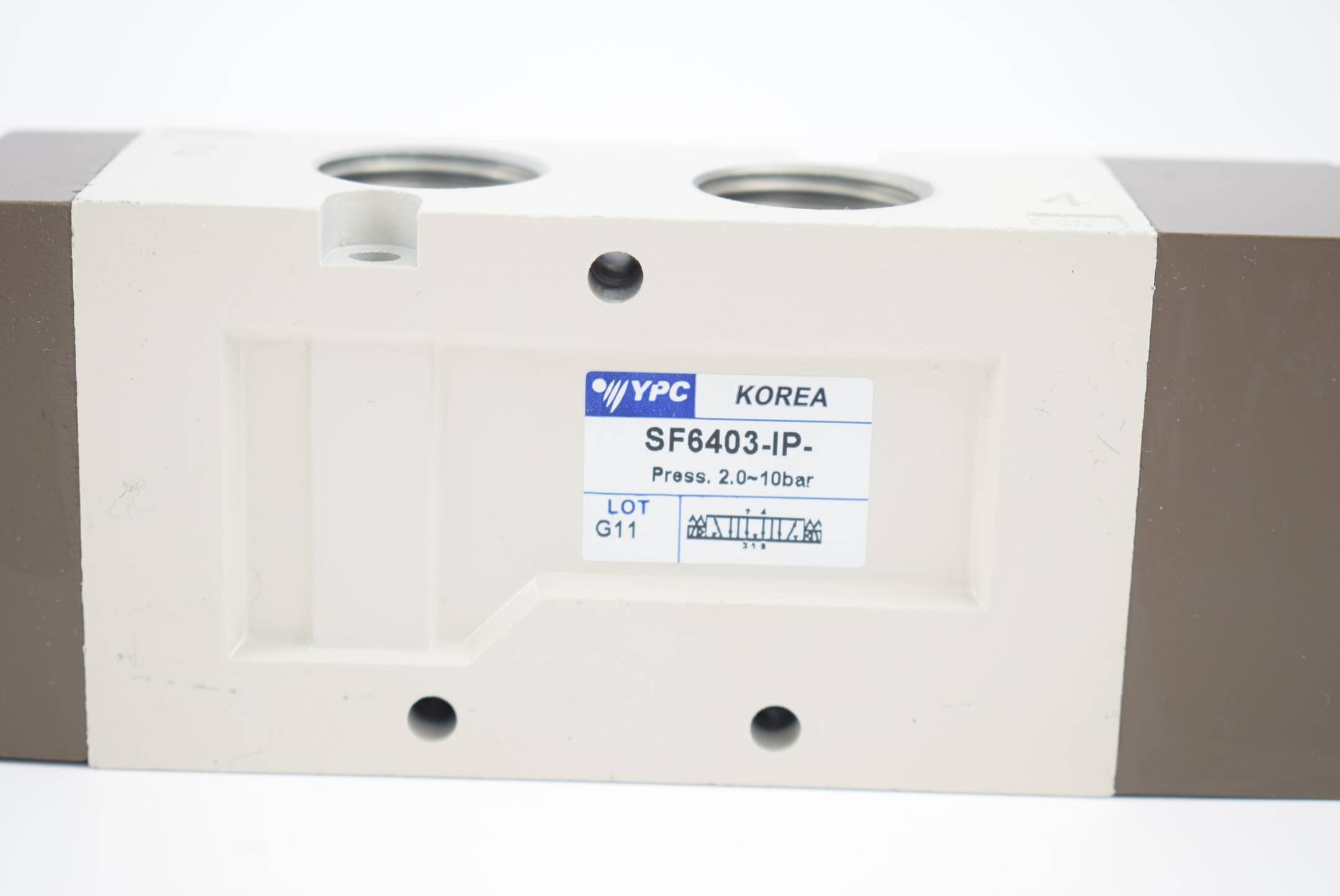 YPC 5/3-Wege Magnetventil 1/2" 230 VAC 2-10bar ( SF6403-IP-SC2-CN2-D4 )
