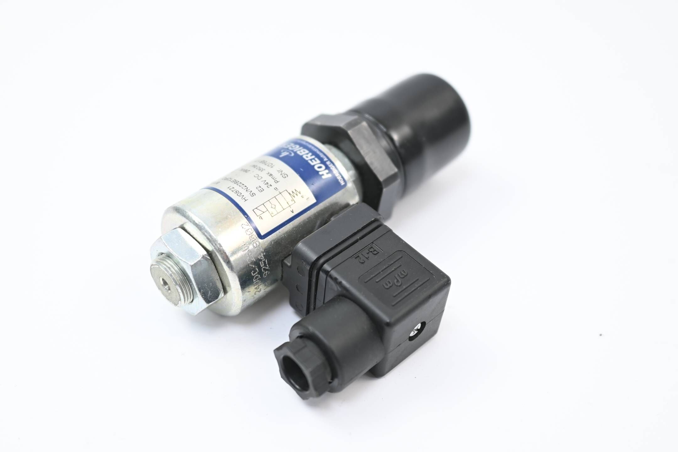 Hoerbiger 2/2-Wege-Ventil HV08721 ( SVN222BE12PD ) 24VDC 26W 350bar