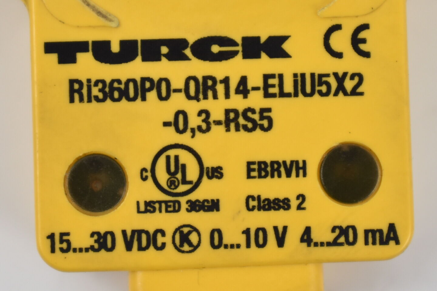 Turck Näherungssensor Ri360P0-QR14-ELiU5X2-0,3-RS5 ( 15-30VDC 4-20mA )