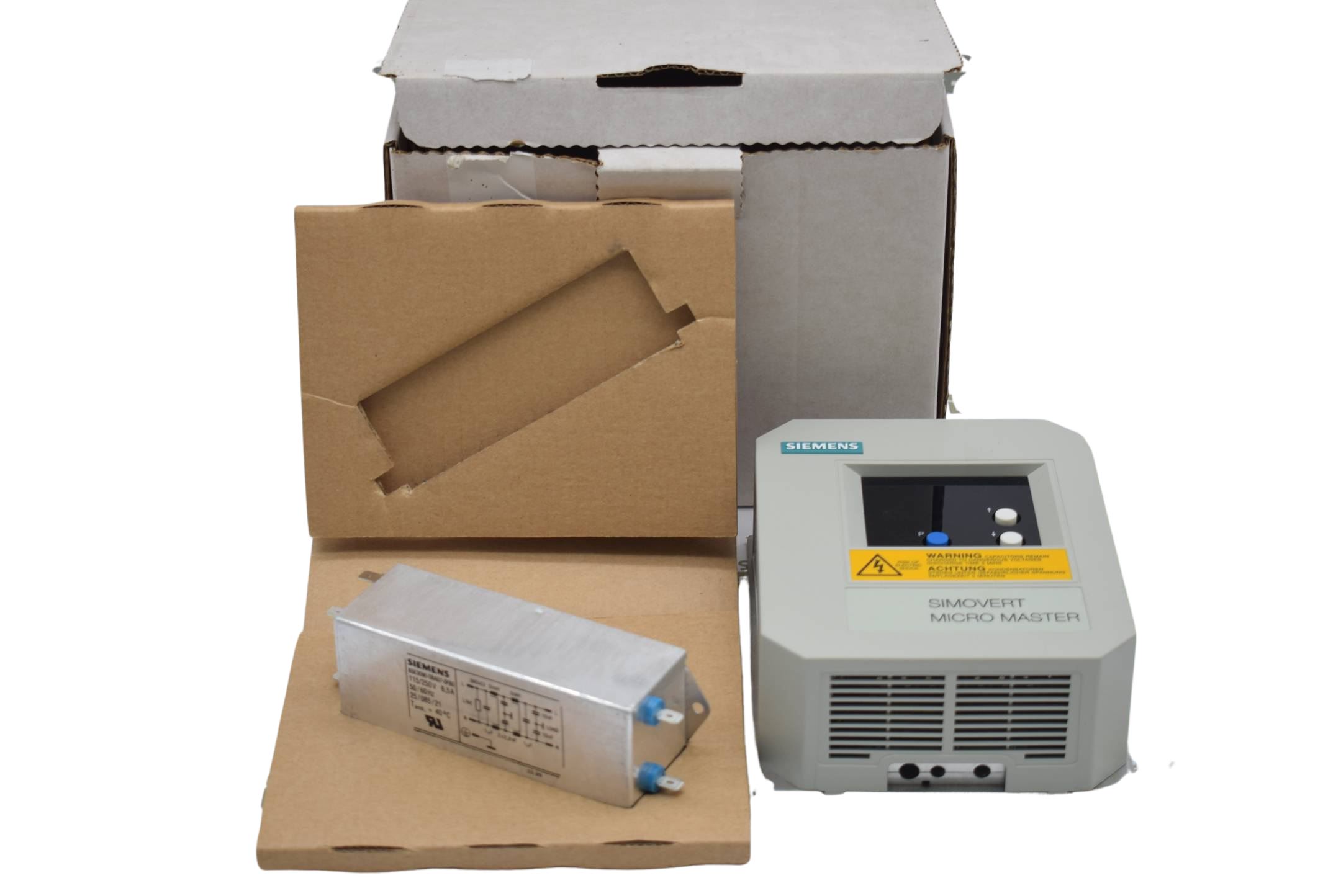 Siemens Micromaster 6SE3013-4BA07-3KK0/4693057 + 6SE3090-0BA07-0FB0 E.1