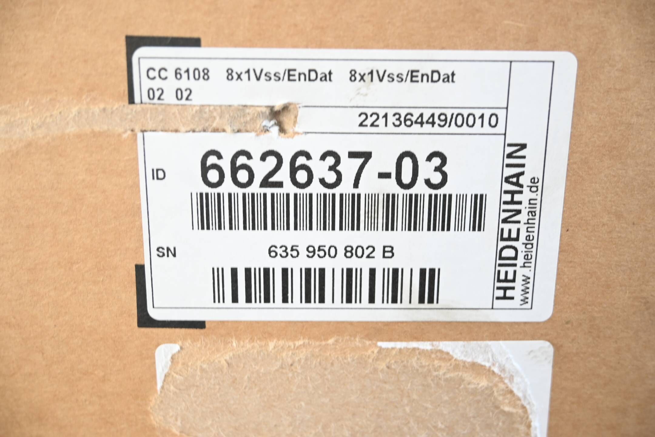 Heidenhain Regeleinheit CC 6108 8x1Vss/EnDat 8x1Vss/EnDat 02 02 ( 662637-03 ) B1