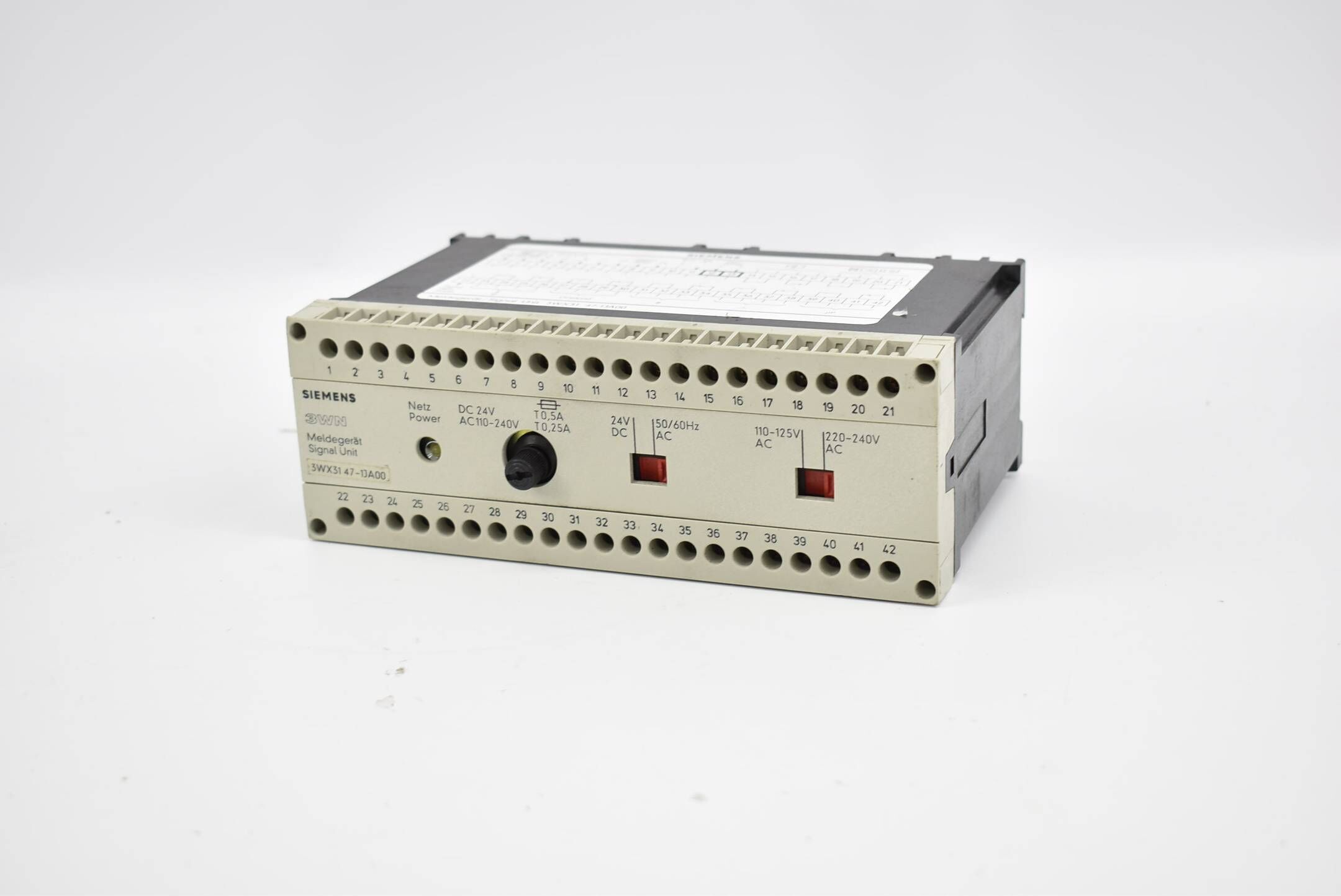 Siemens Signal Unit 3WX31 47-1JA00 ( 3WX3147-1JA00 )