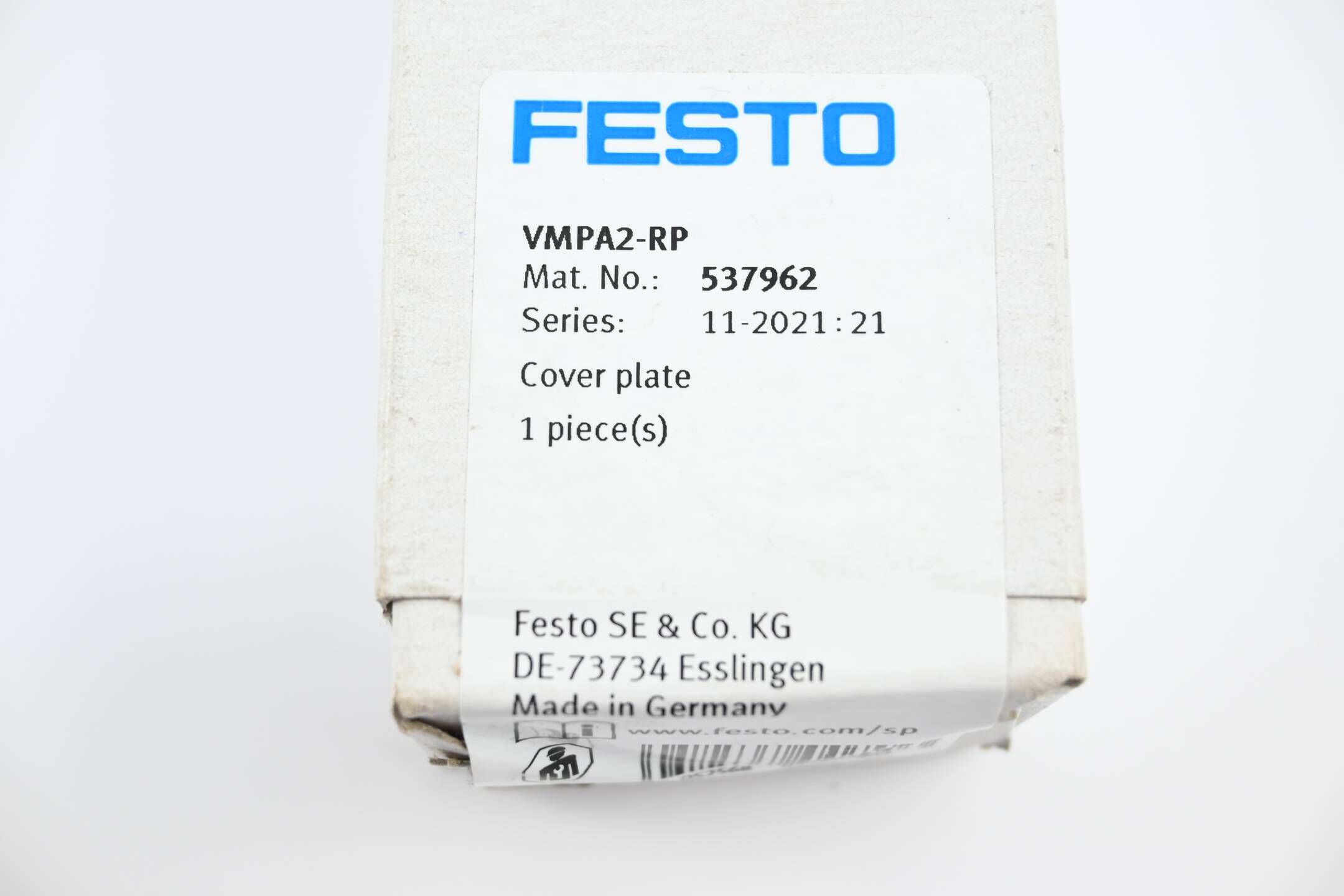 Festo Abdeckplatte VMPA2-RP ( 537962 )