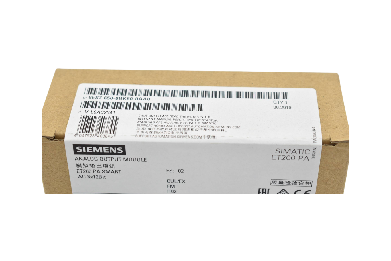 Siemens simatic ET200 PA Smart 6ES7 650-8BK60-0AA0 ( 6ES7650-8BK60-0AA0 ) FS02