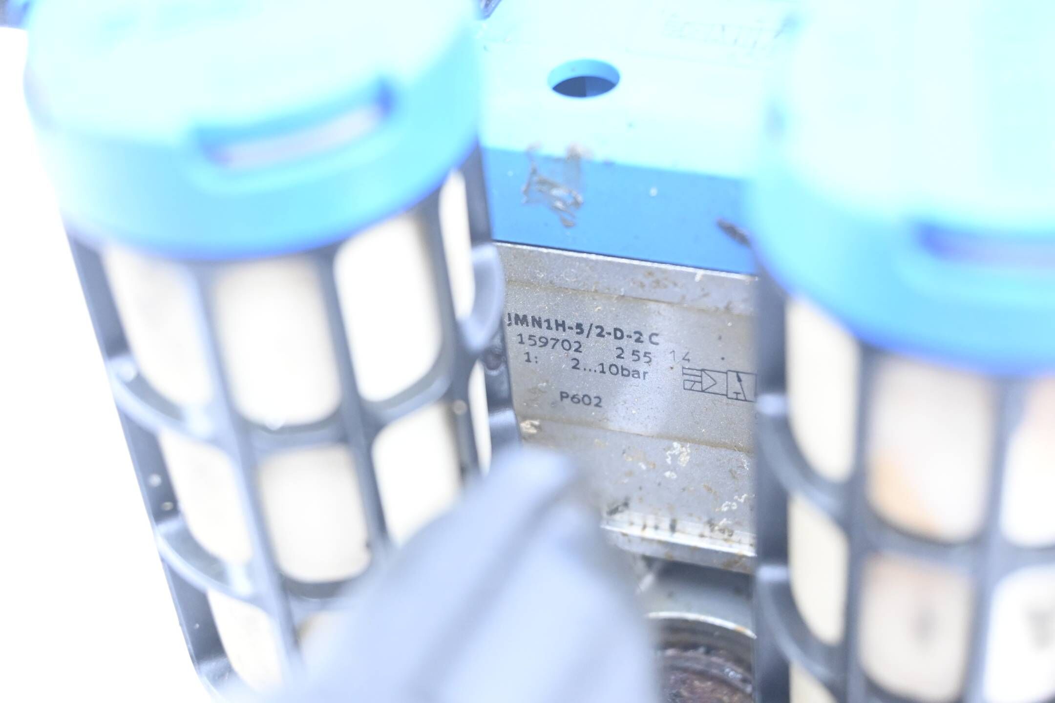 Festo Magnetventil JMN1H-5/2-D-2-C inkl. U-3/8 + MSN1G-24DC-OD