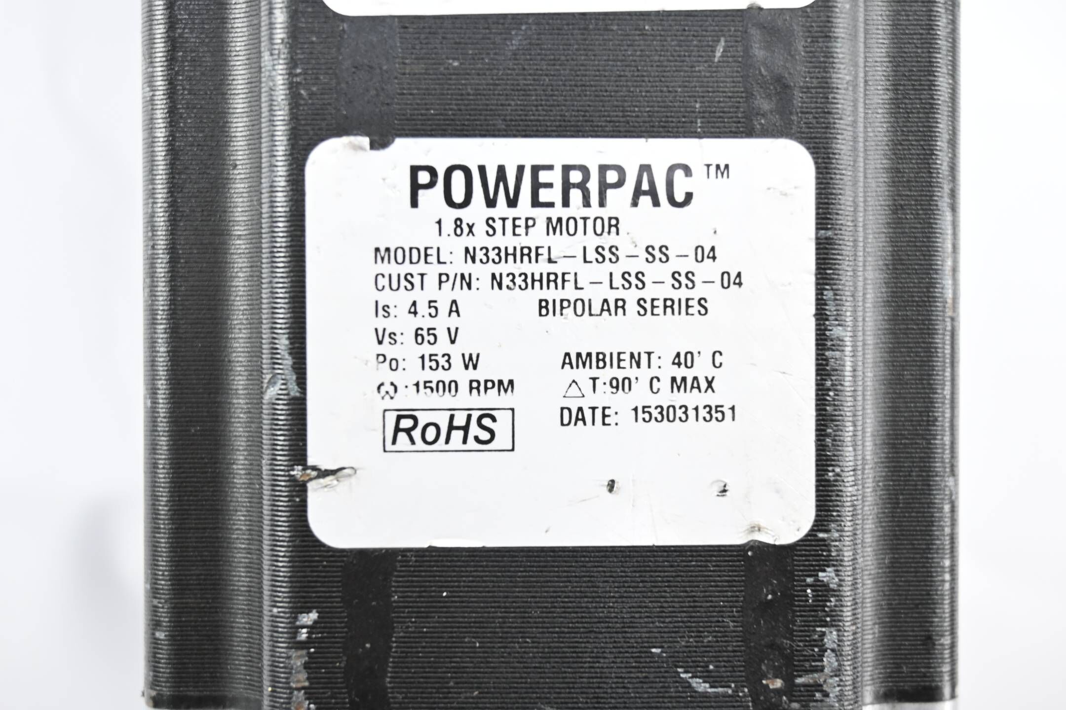 Kollmorgen Powerpac Schrittmotor N33HRFL-LSS-SS-04