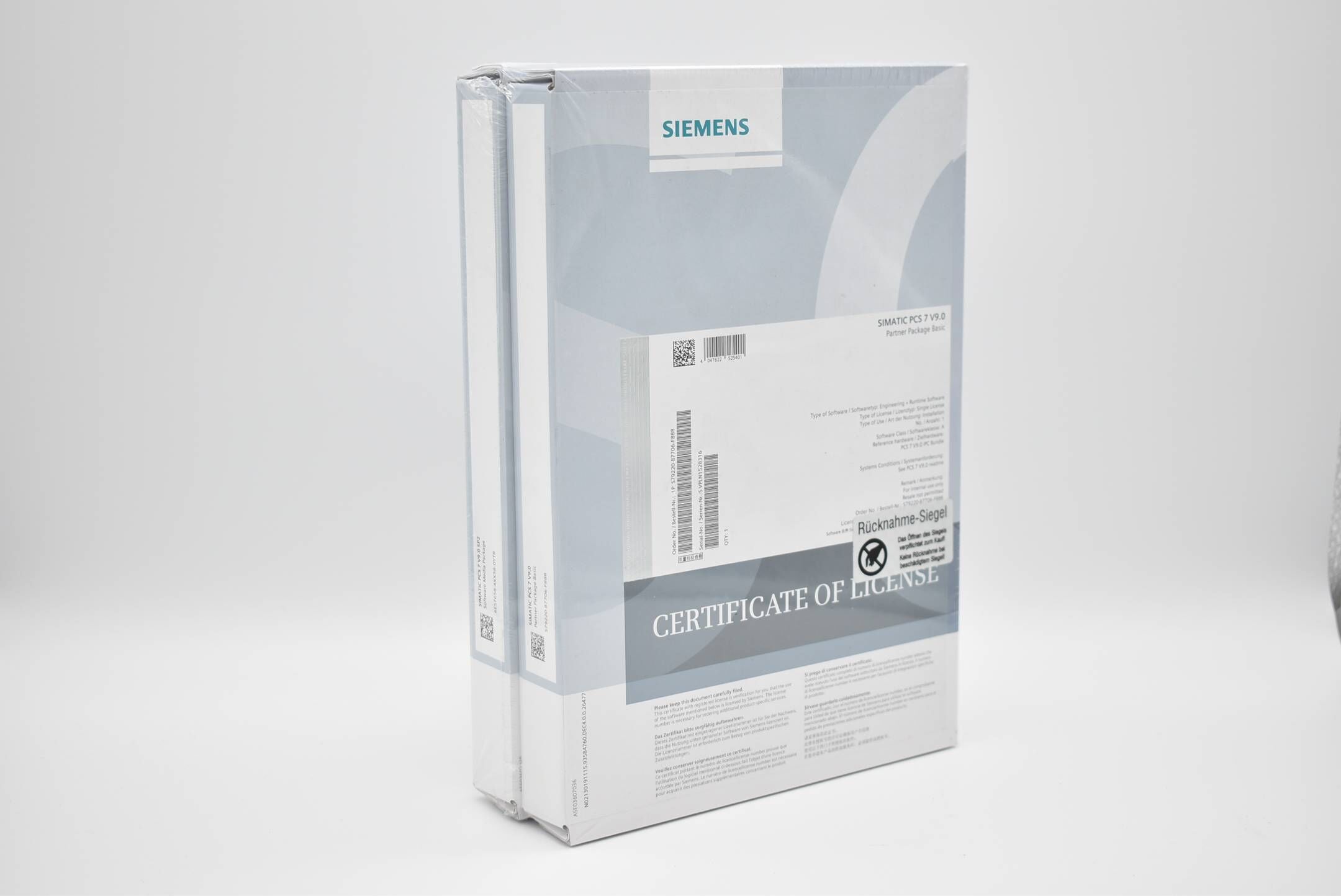 Siemens simatic PCS 7 V9.0 Partner Package Basic S79220-B7706-F888