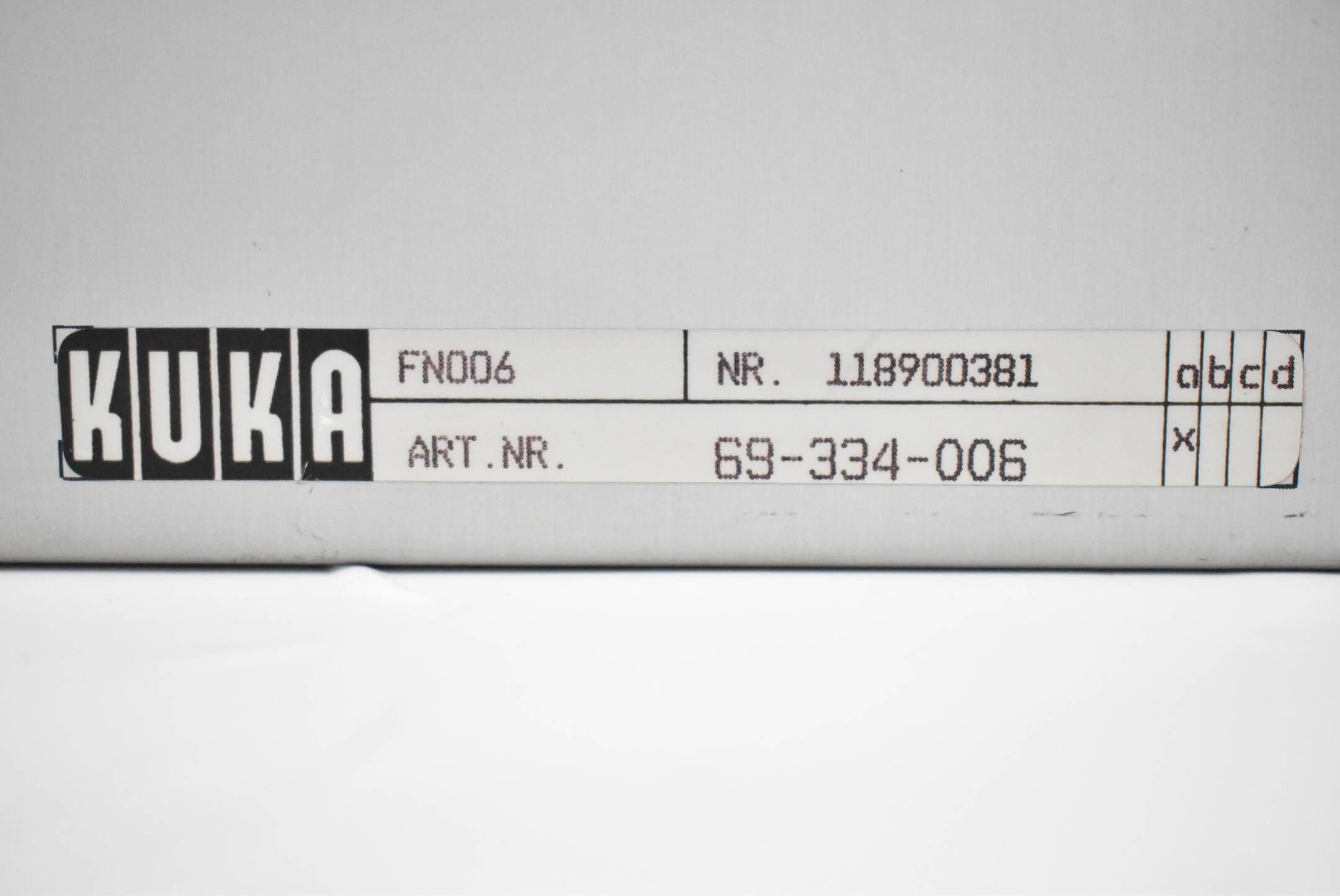 KUKA FN006 Netzgerät 69-334-006