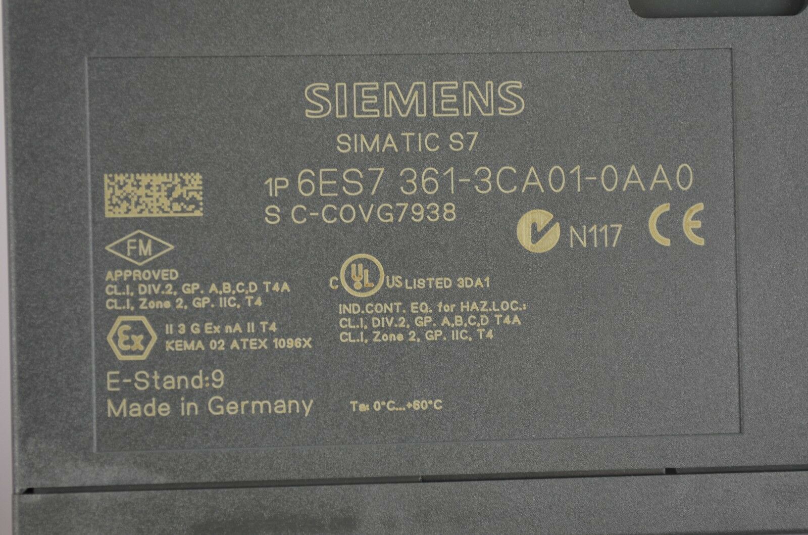 Siemens simatic S7-300 6ES7 361-3CA01-0AA0 ( 6ES7361-3CA01-0AA0 )