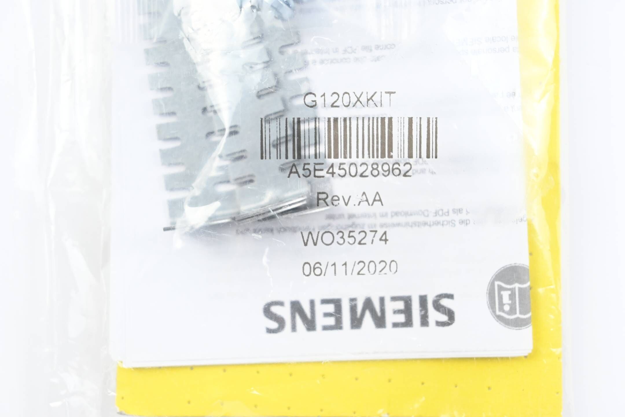 Siemens Sinamics Beipack Kit G120X KIT ( A5E45028962 )