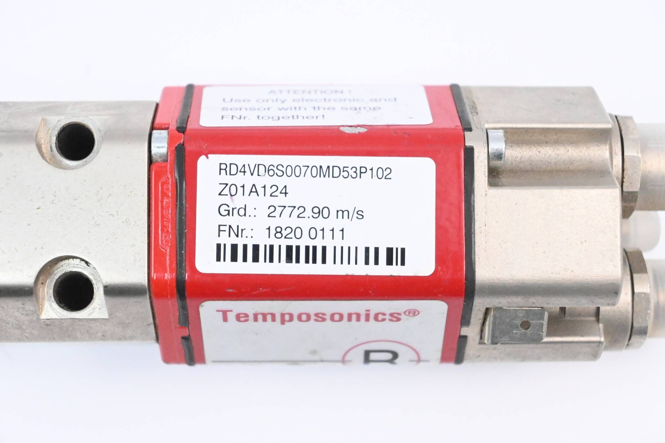 MTS Temposonics R-Series Wegsensor RD4VD6S0070MD53P102 Z01A124