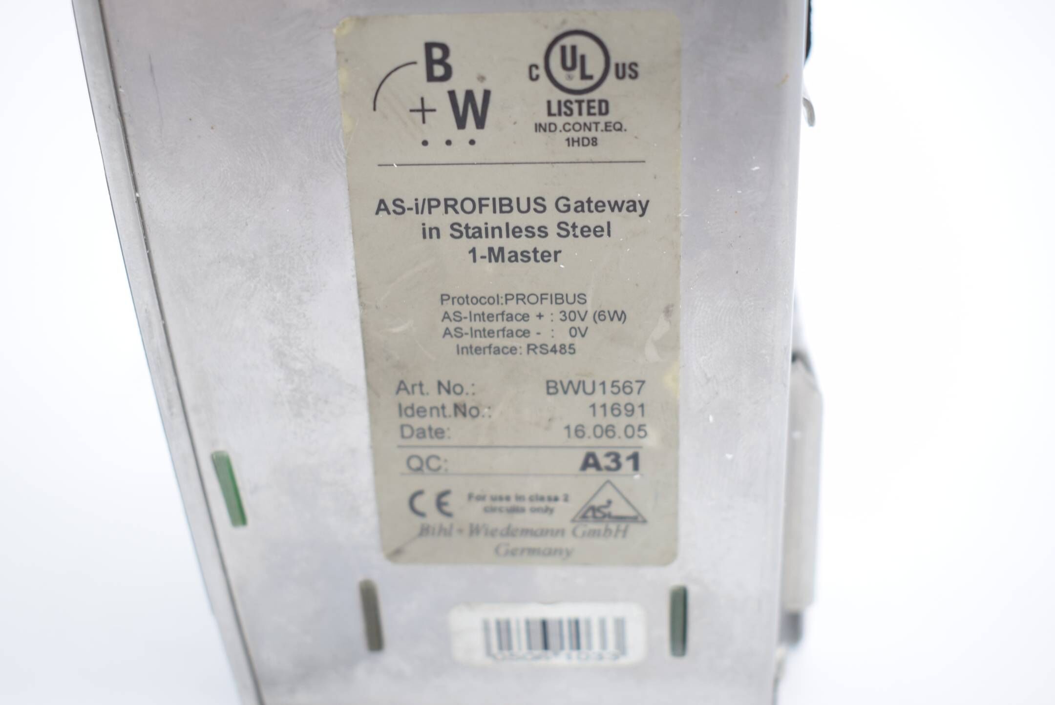 Bihl+Wiedemann Profibus BWU1567 