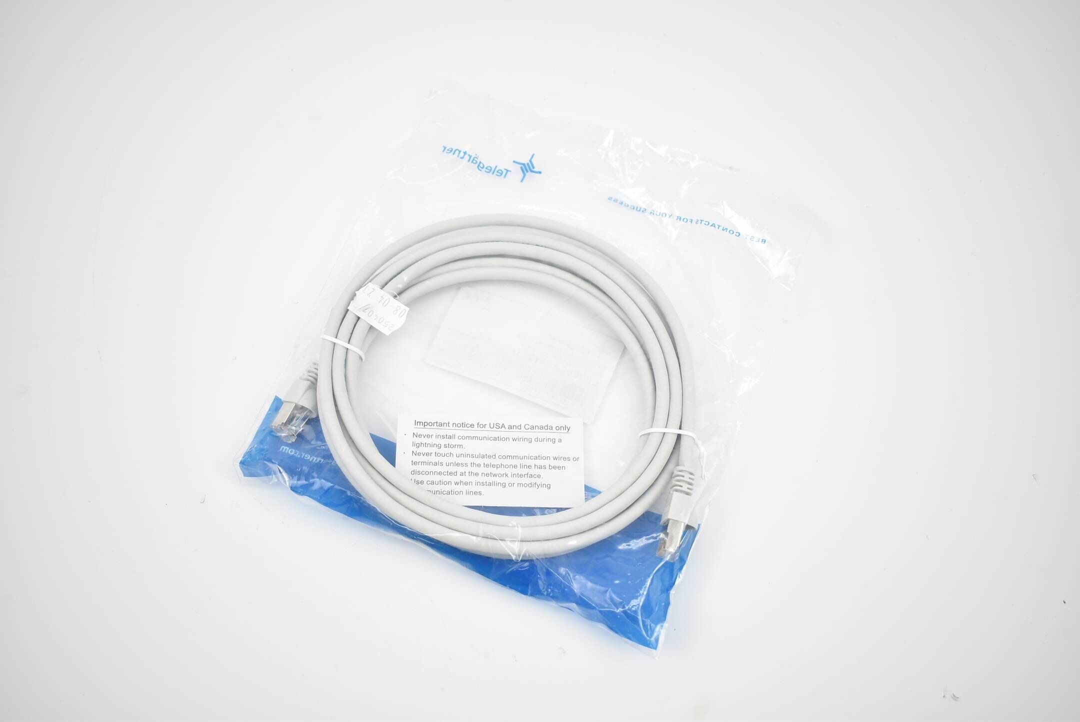 Telegärtner Netzwerkkabel L00002A0112 ( 3,0m ) MP8 FS500 LSZH grau