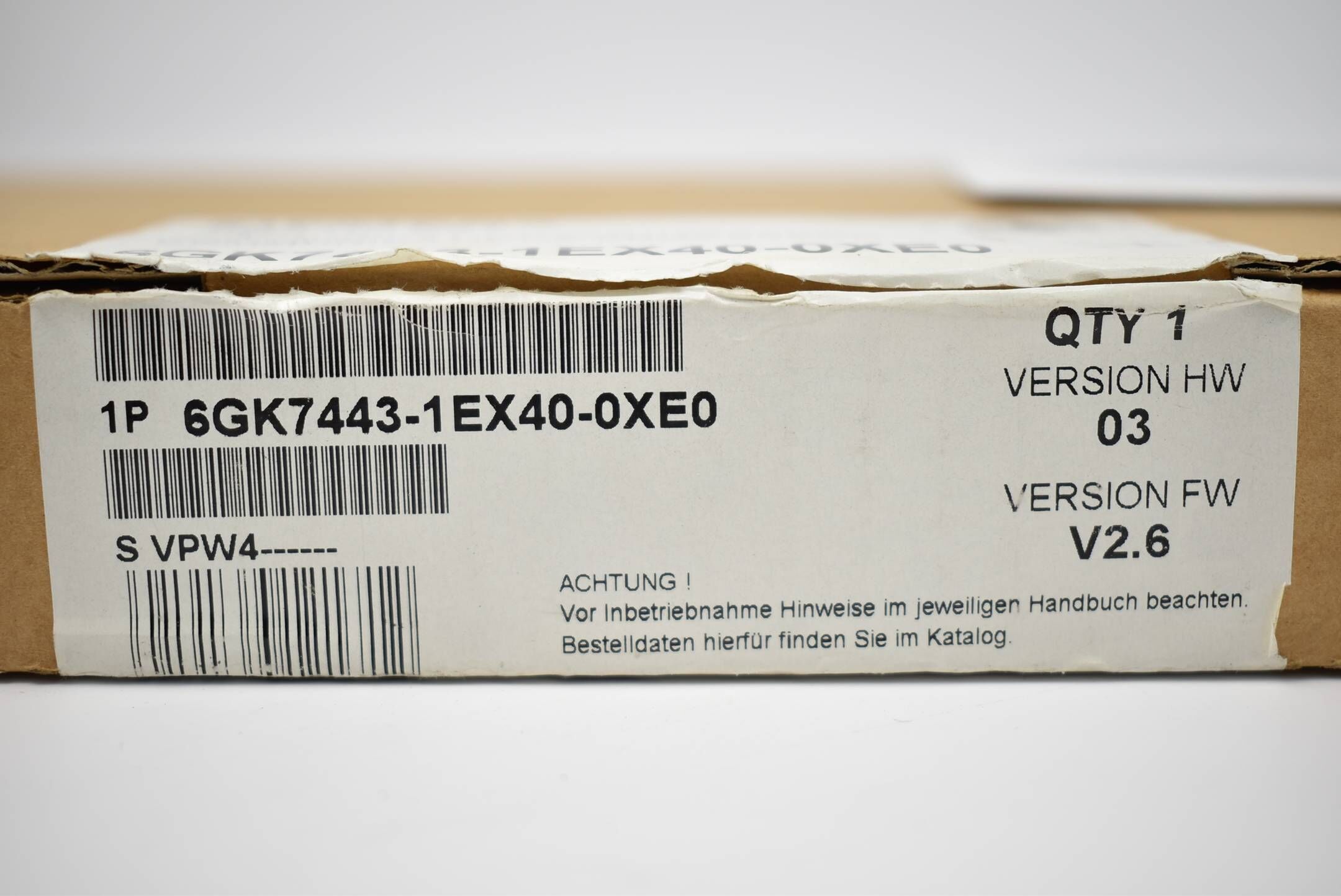 Siemens simatic S7 NET CP443-1 6GK7443-1EX40-0XE0 ( 6GK7 443-1EX40-0XE0 ) HW:03