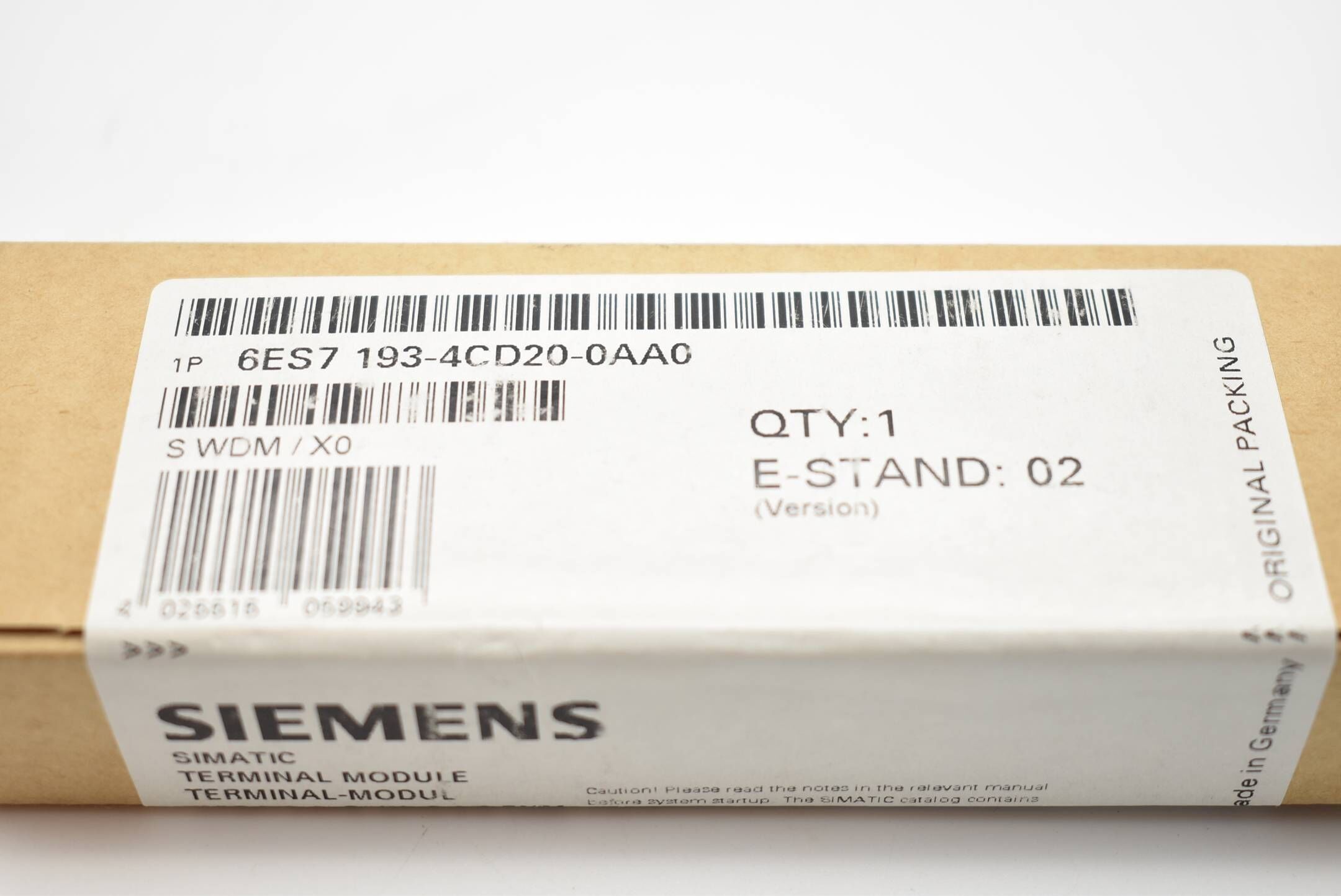 Siemens simatic Terminal Module 6ES7 193-4CD20-0AA0 ( 6ES7193-4CD20-0AA0 ) E.2