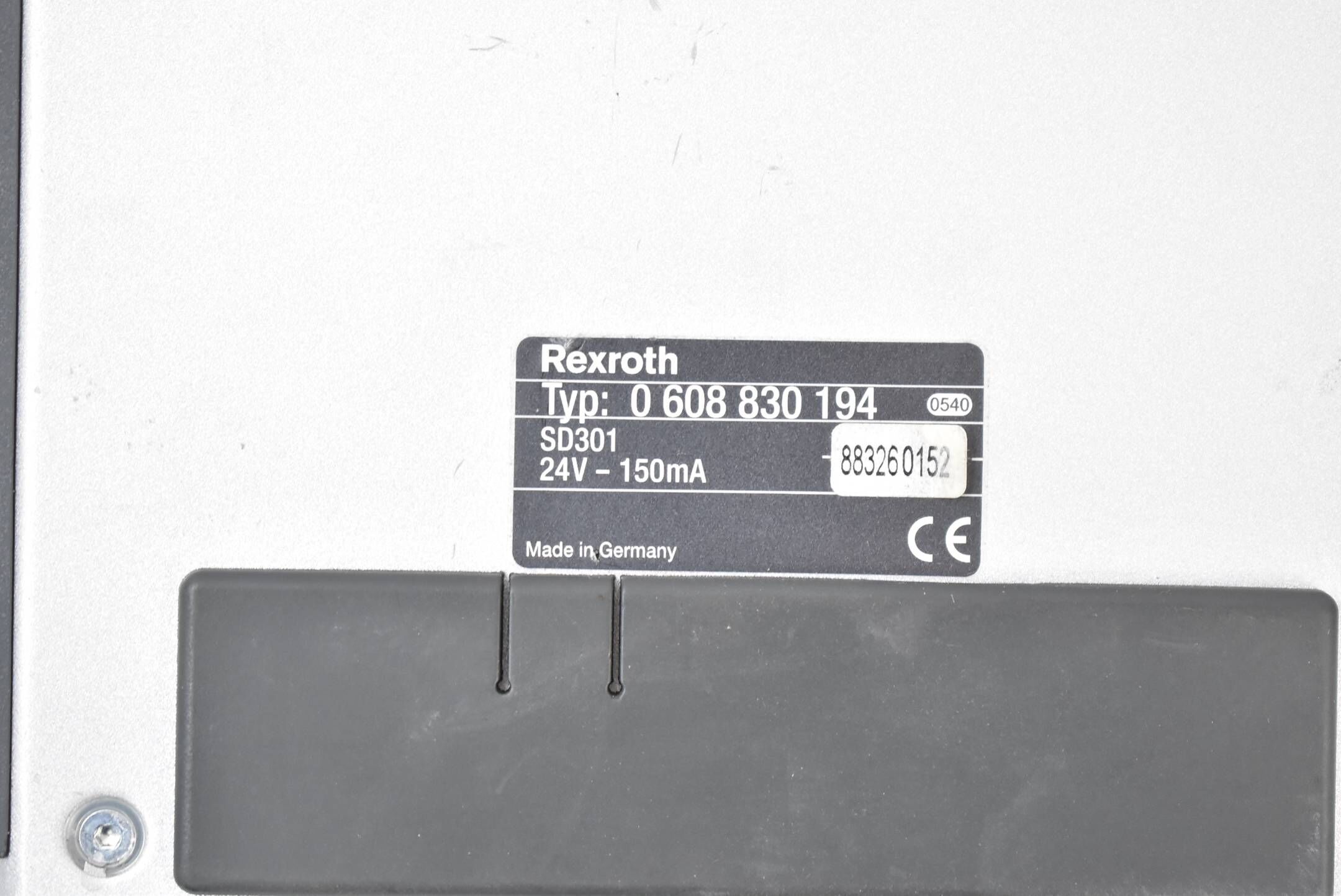 Rexroth Operator Panel SD301 24V-150mA 0608830194 