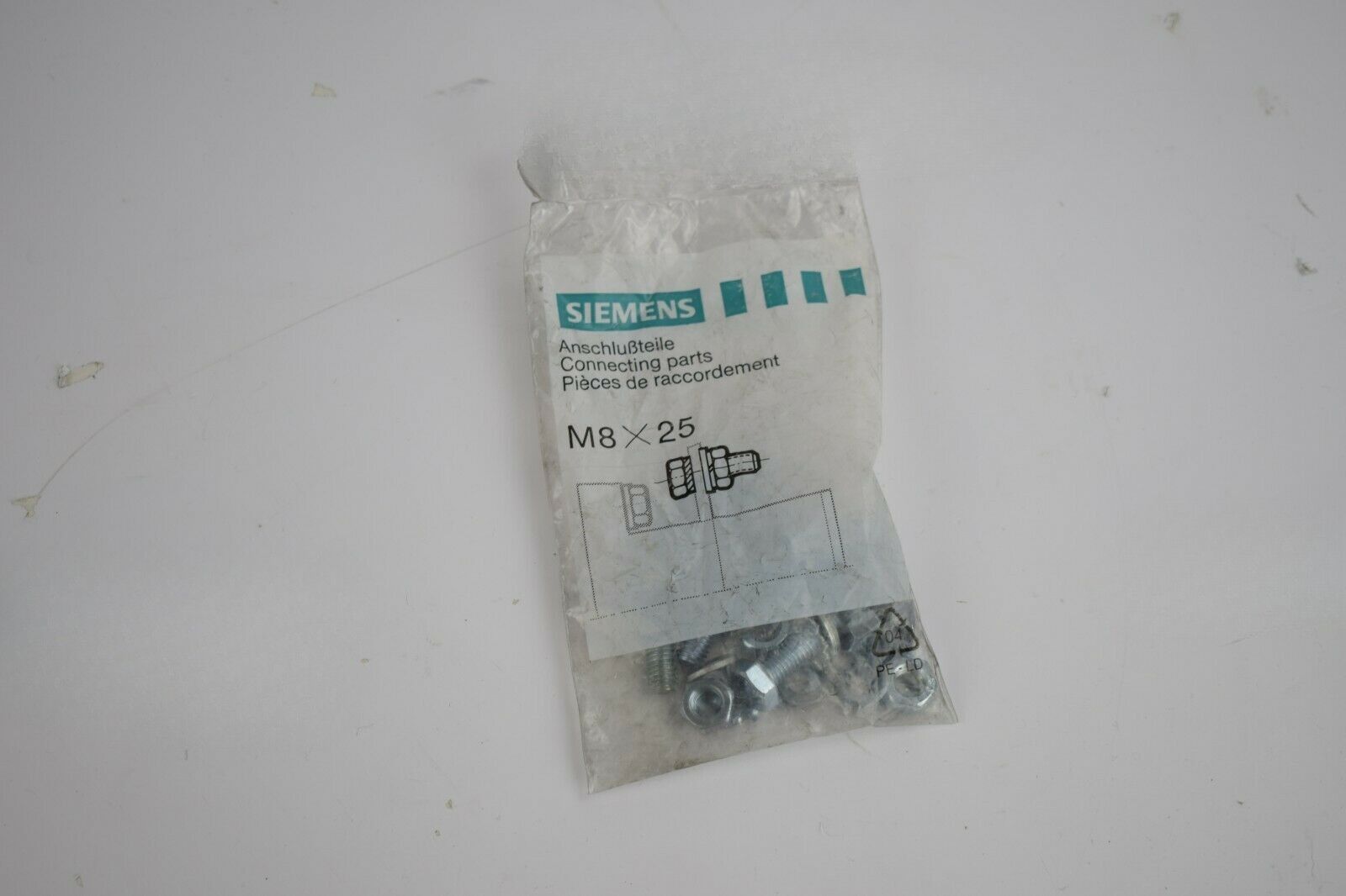 Siemens Anschlußteile / Connecting parts M8 X 25
