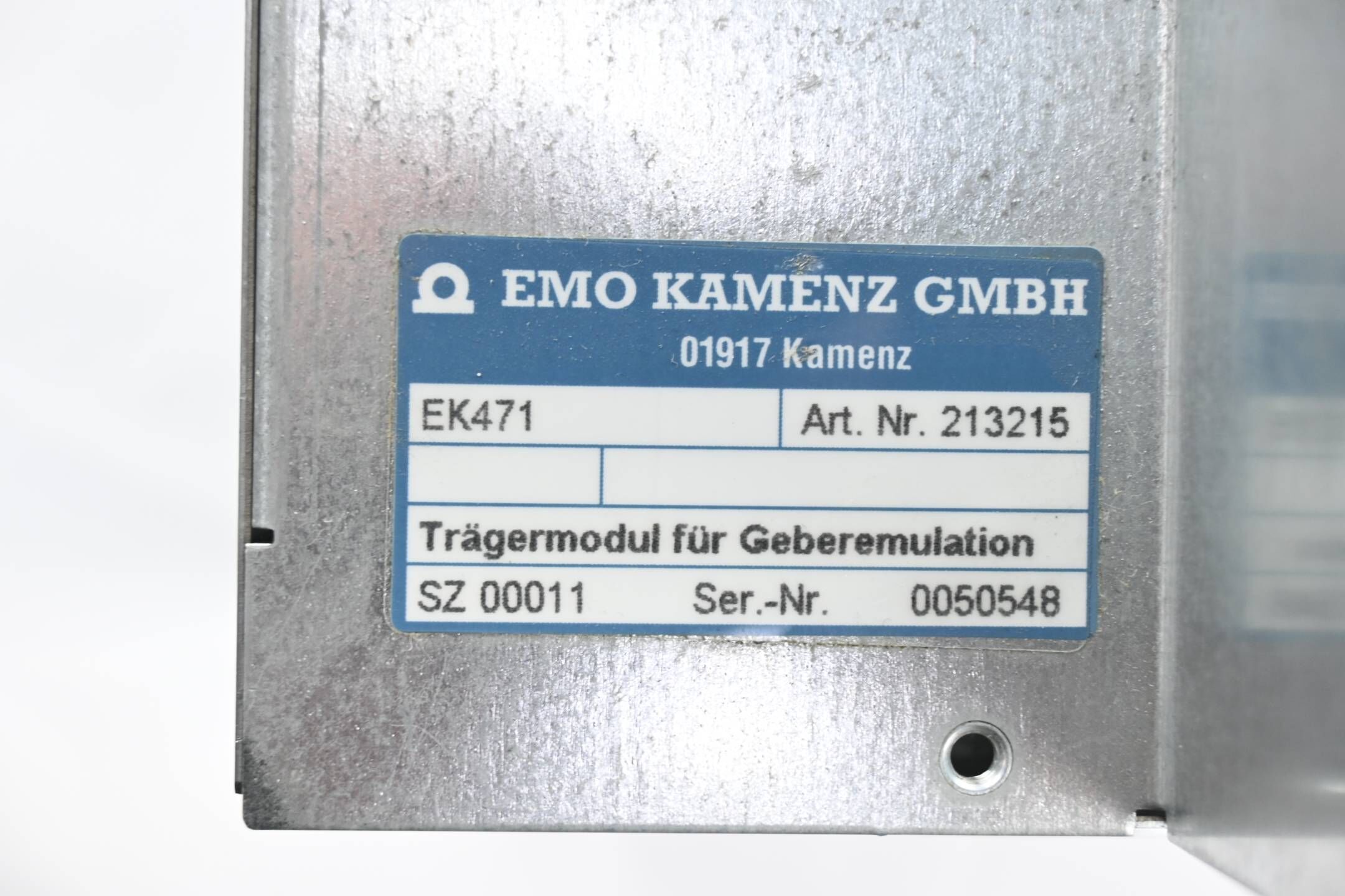 Baumüller / Emo Kamenz Trägermodul für Geberemulation EK471 ( 213215 )