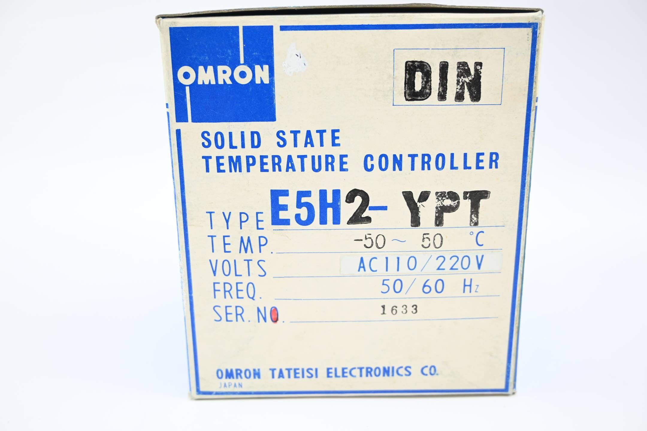 Omron Temperatur Controller -50/50°C 110/220 VAC ( E5H2-YPT )( E5H2-YPT-DIN )
