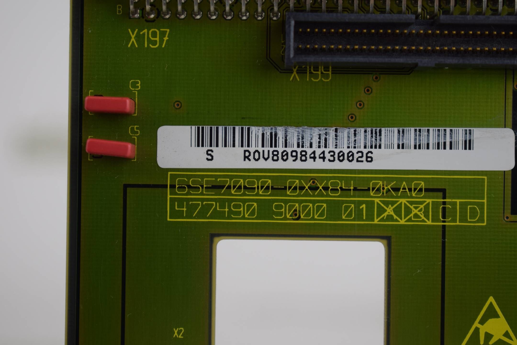 Siemens Simovert Adapterbaugruppe 6SE7090-0XX84-0KA0 ( 6SE7 090-0XX84-0KA0 )