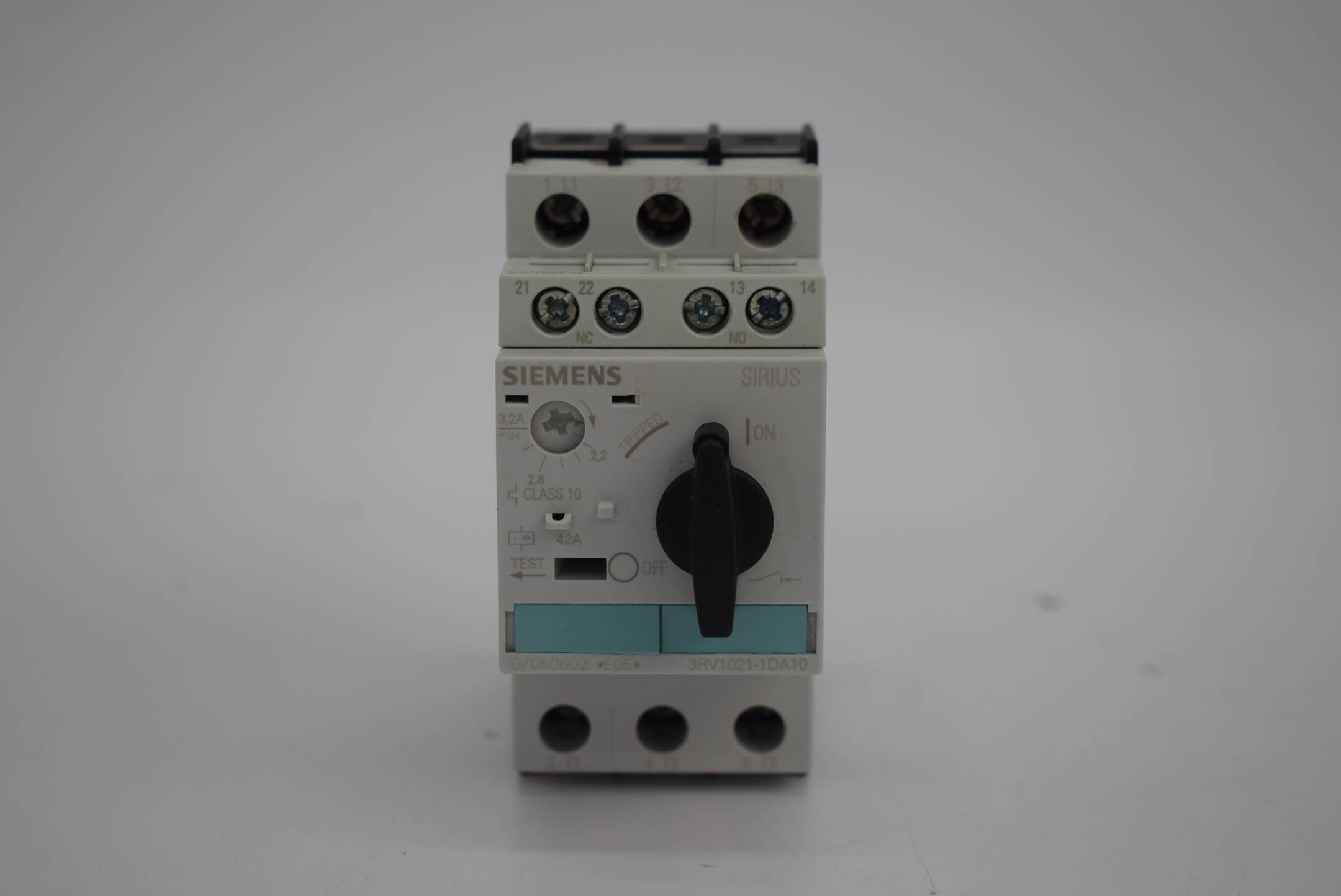 Siemens Leistungsschalter für den Motorschutz CLASS 10 A ( 3RV1021-1DA10 ) E5