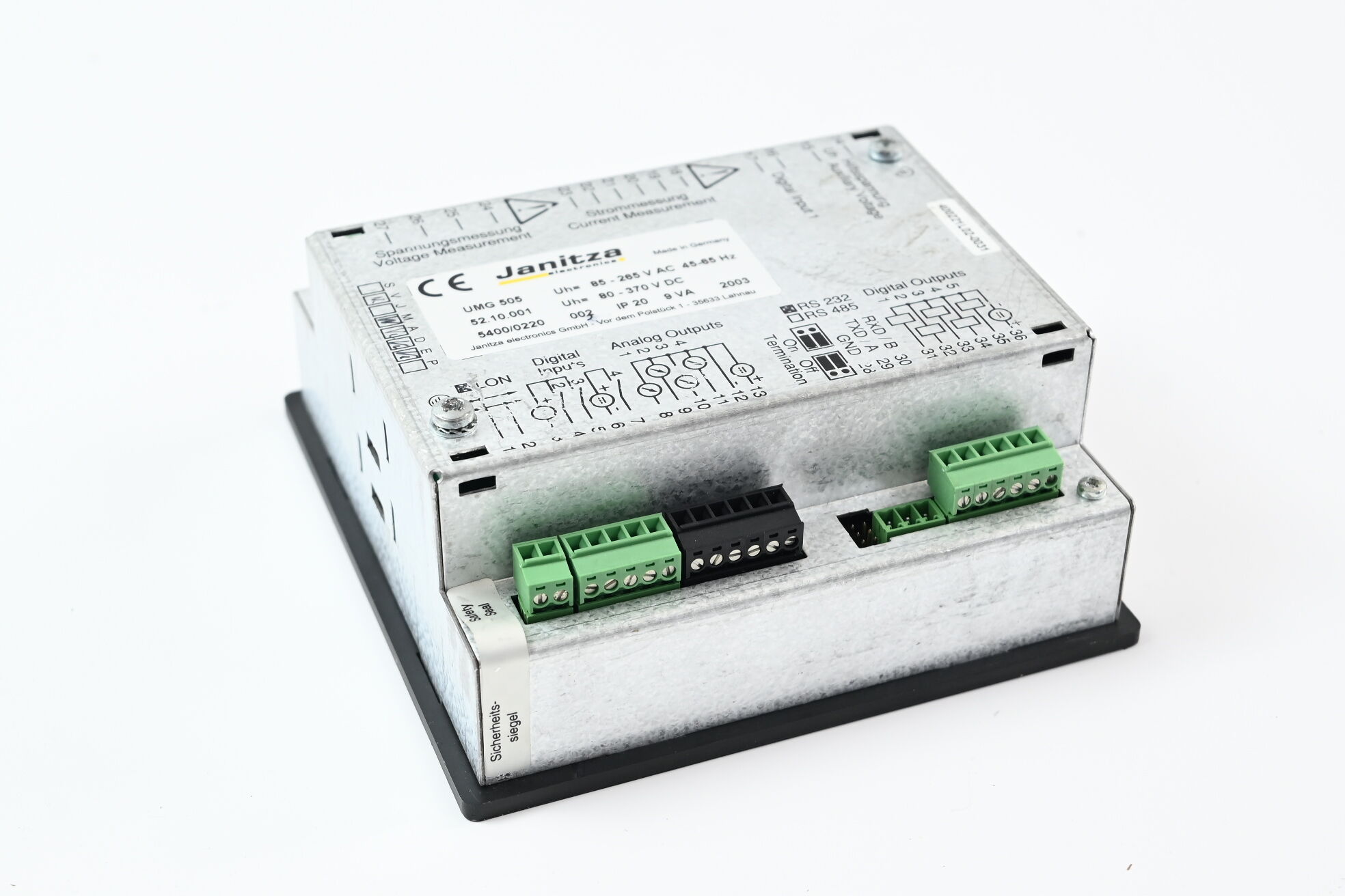 Janitza Universal Measuring Device UMG 505 ( 52.10.001 )