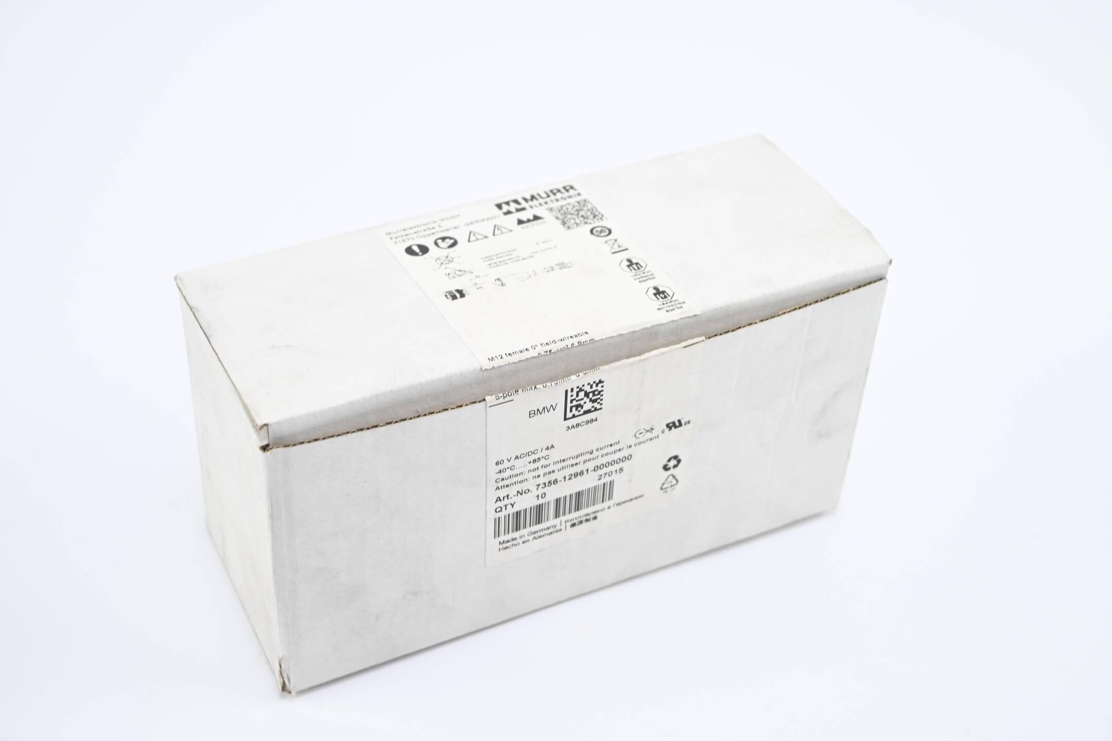 Murr Elektronik 10 Stück M12-Steckverbinder ( 7356-12961-0000000 )