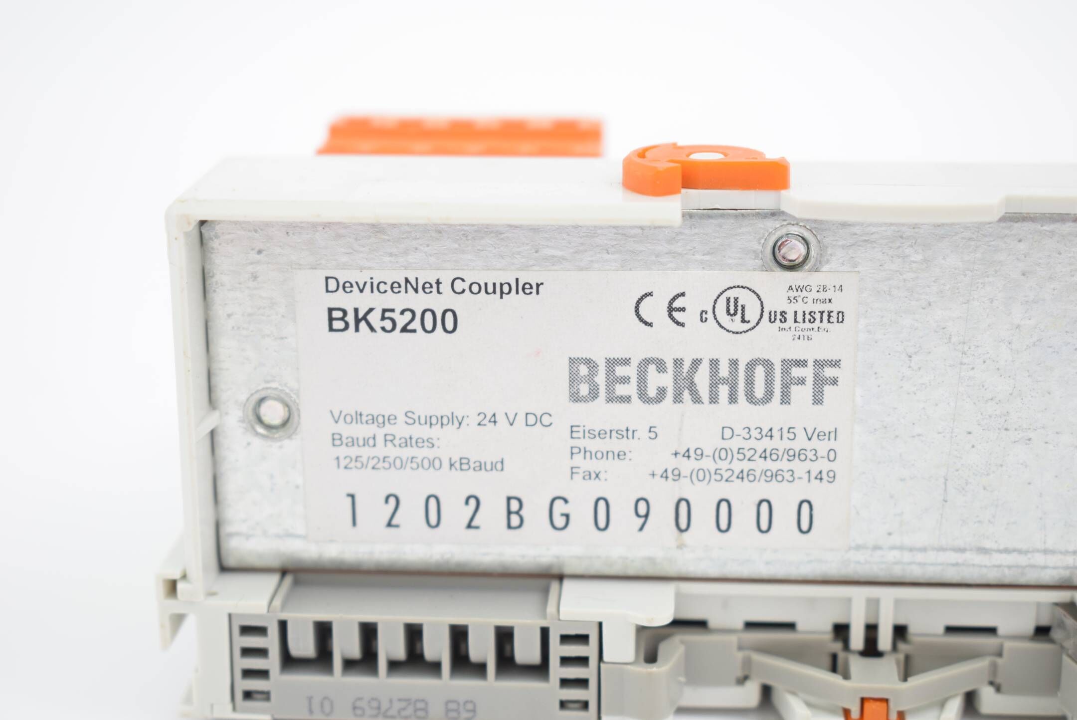 Beckhoff DeviceNet-Buskoppler BK5200 ( BK 5200 )