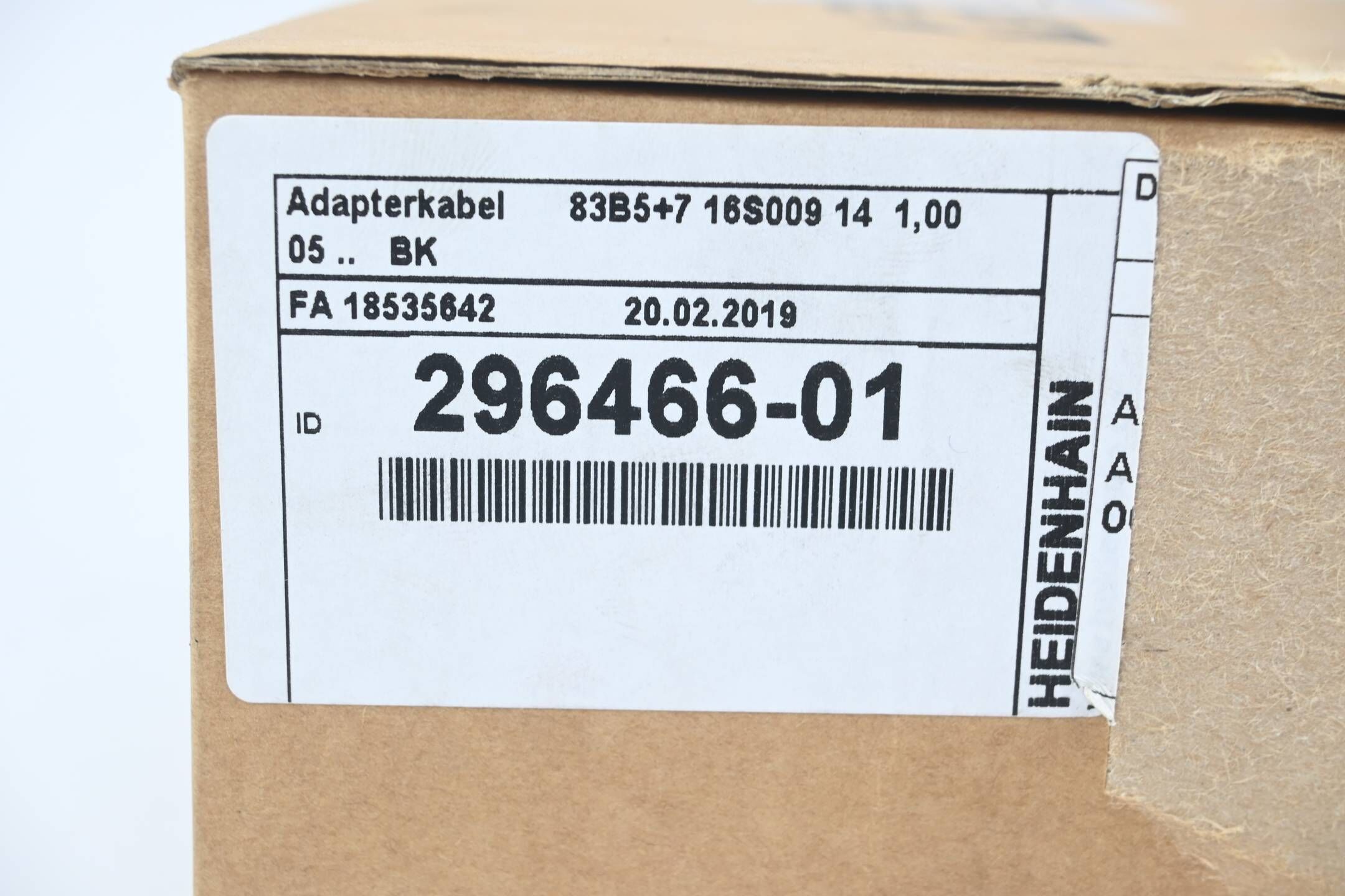 Heidenhain Adapterkabel Handradadapter 296466-01 ( 296 466-01 )