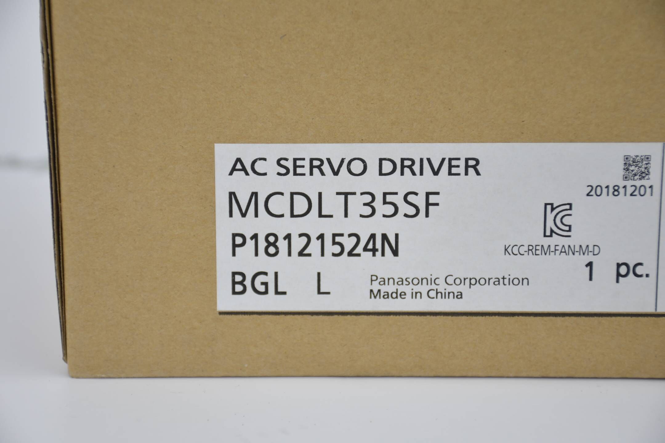 Panasonic Minas A6 AC Servo Motor Driver A6SF Series MCDLT35SF