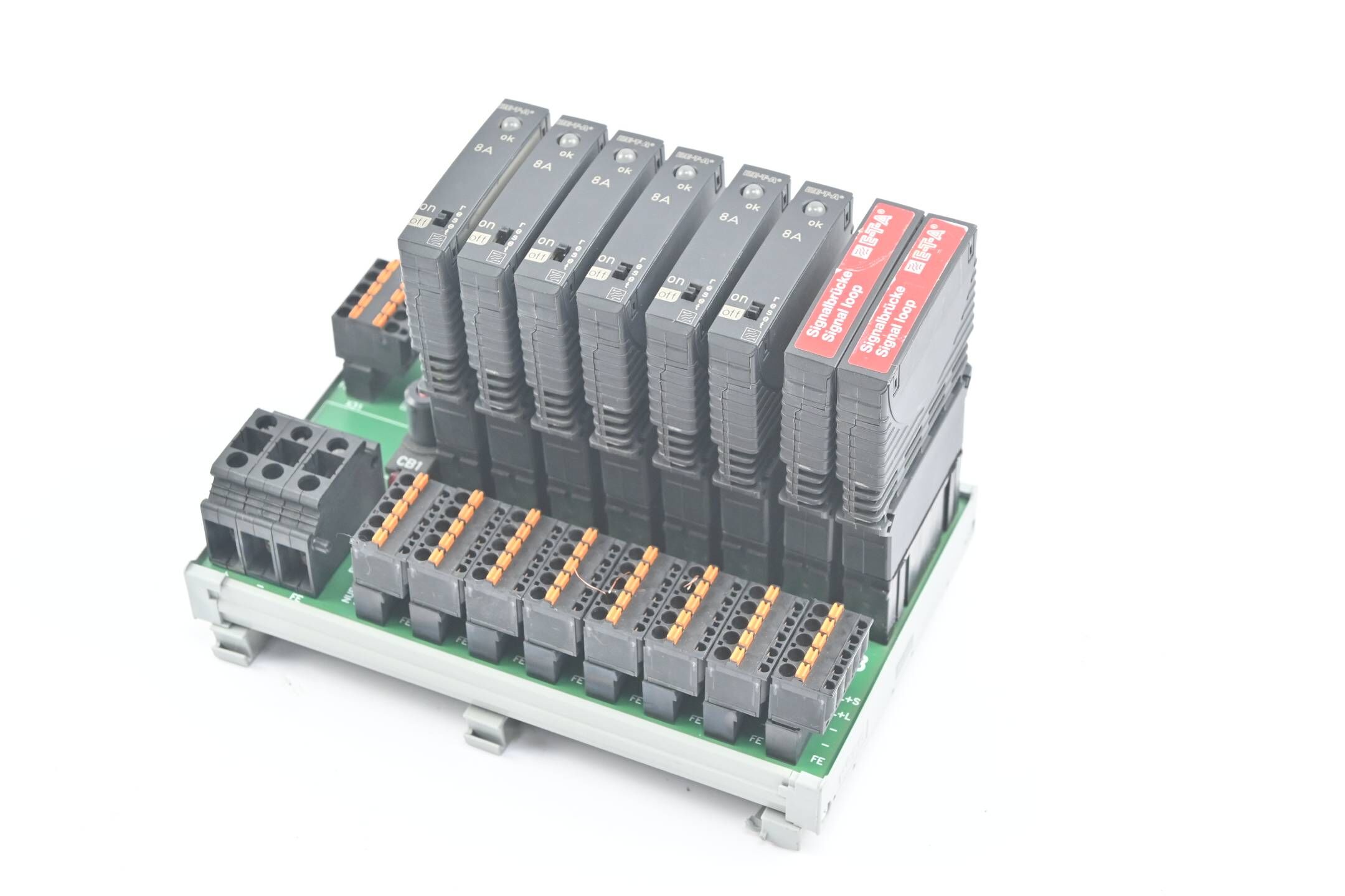 E-T-A ETA Stromverteilungssystem konfiguriert SVS02-08 inkl. ESX10 + SB-S11