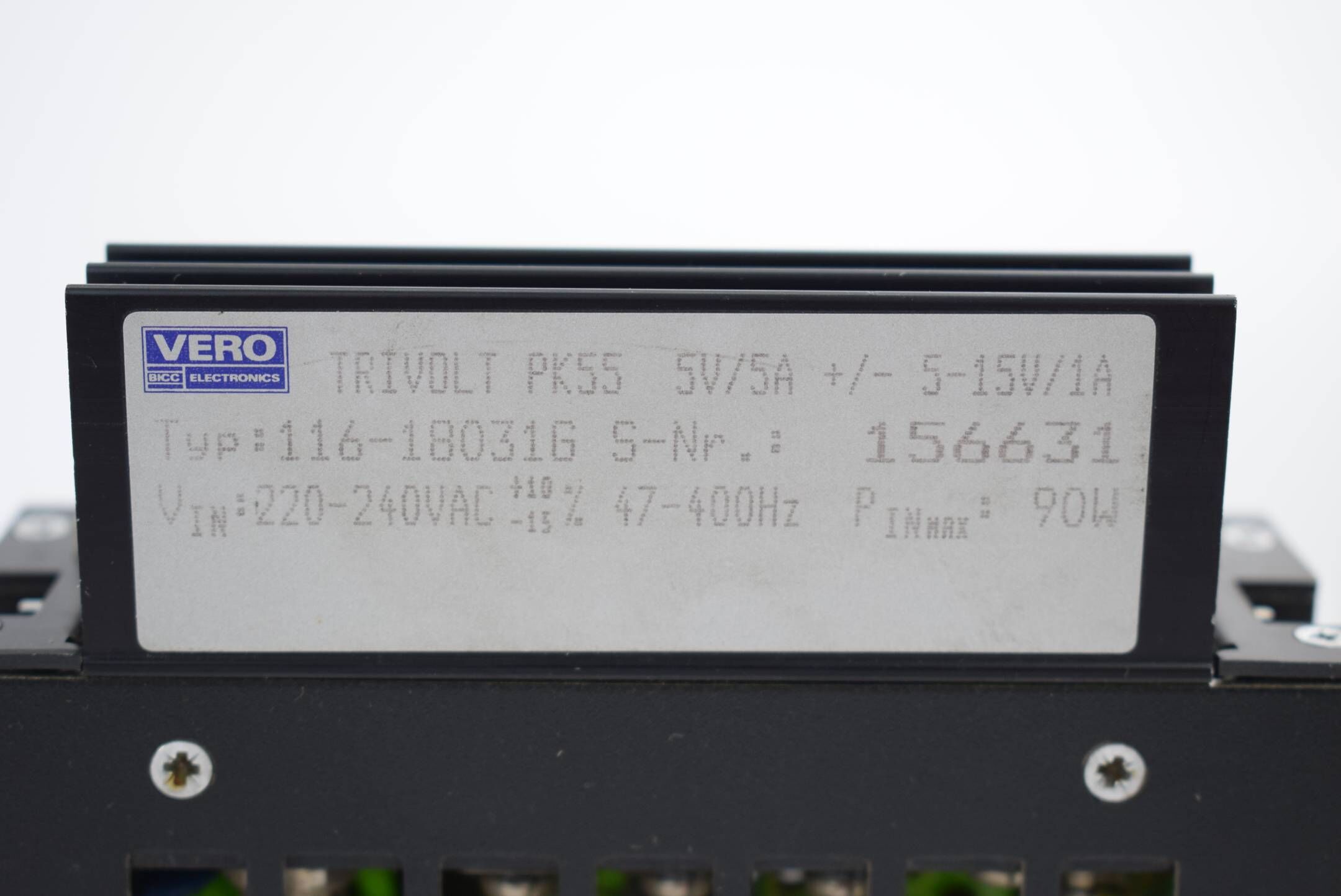DEFEKT Trivolt PK 55 5V/5A 90W 220-240VAC ( 116-18031G )