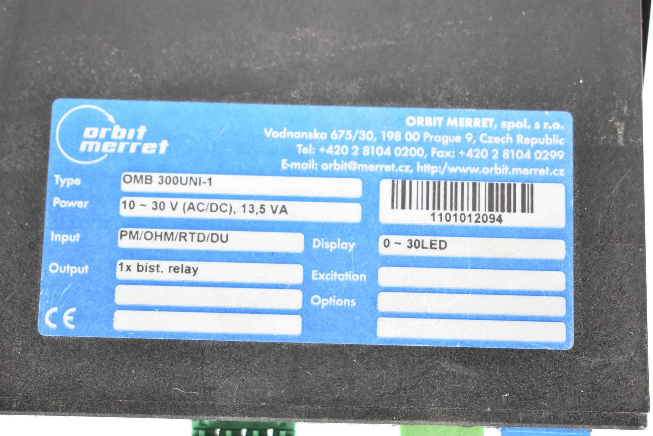 orbit merret Temperaturanzeiger 10-30V 13,5VA OMB 300UNI-1