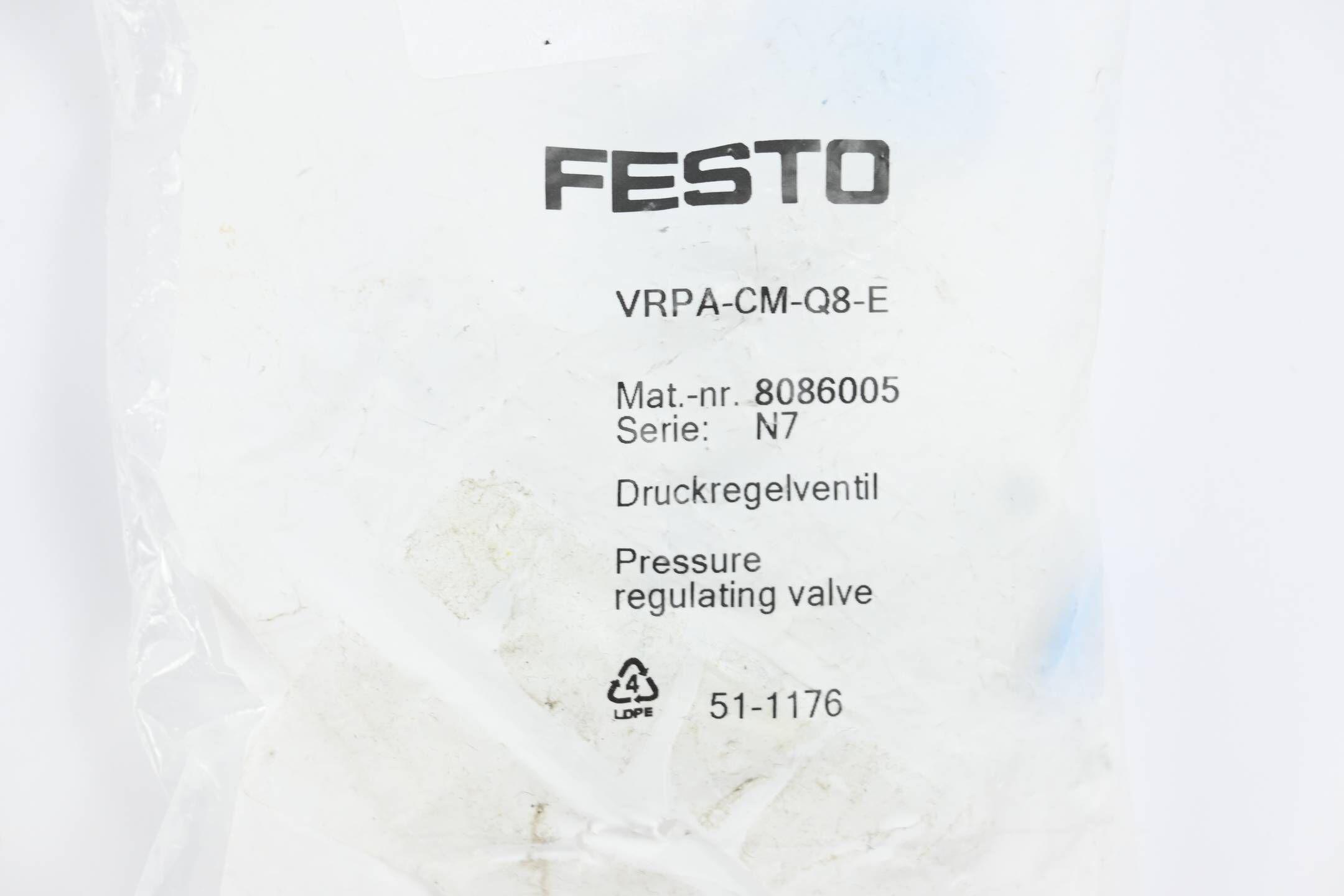 Festo Druckregler VRPA-CM-Q8-E ( 8086005 )