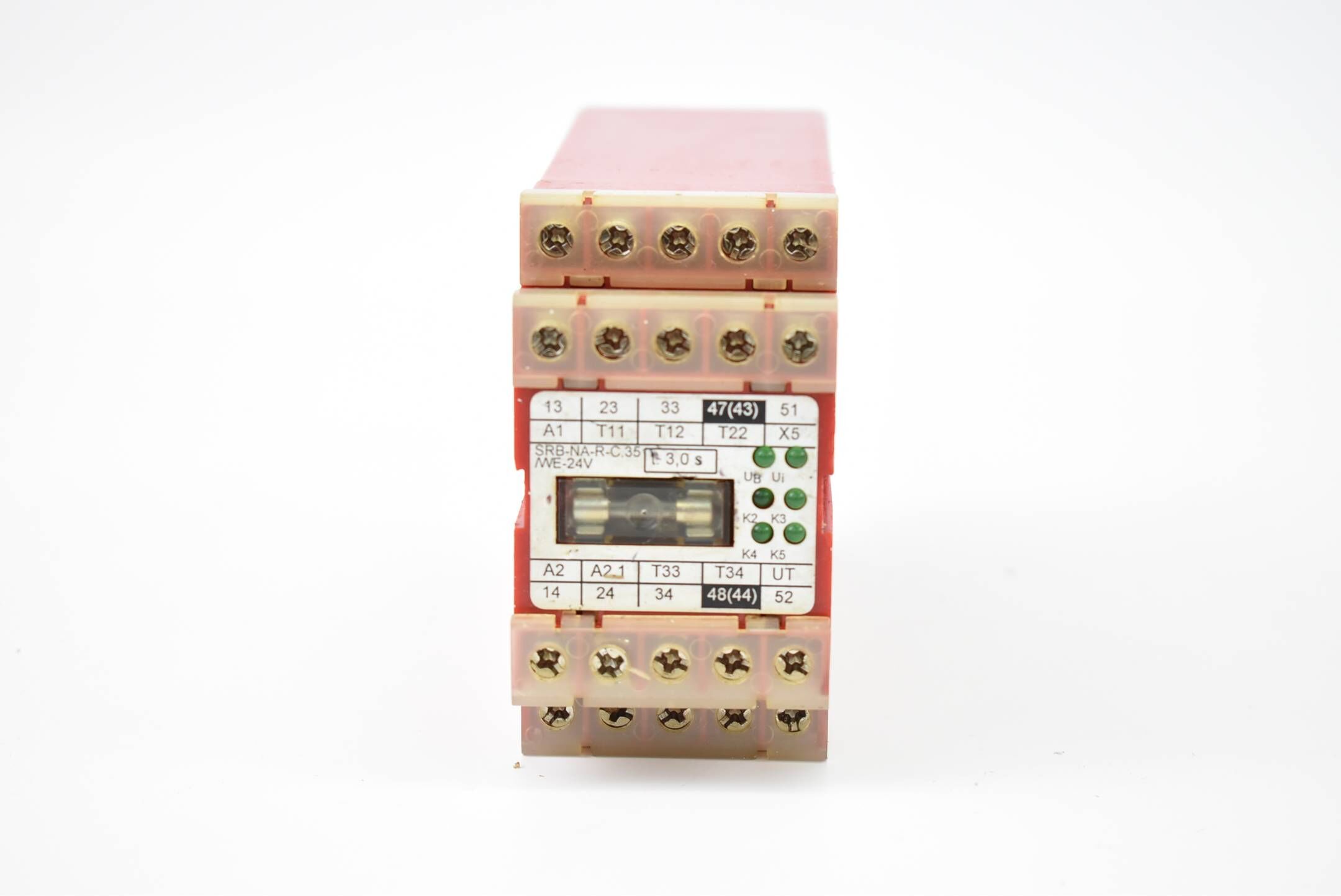 Elan Schmersal Sicherheitsrelais 220mA 24VAC/VDC 230V/3A SRB-NA-R-C.35/WE-24V