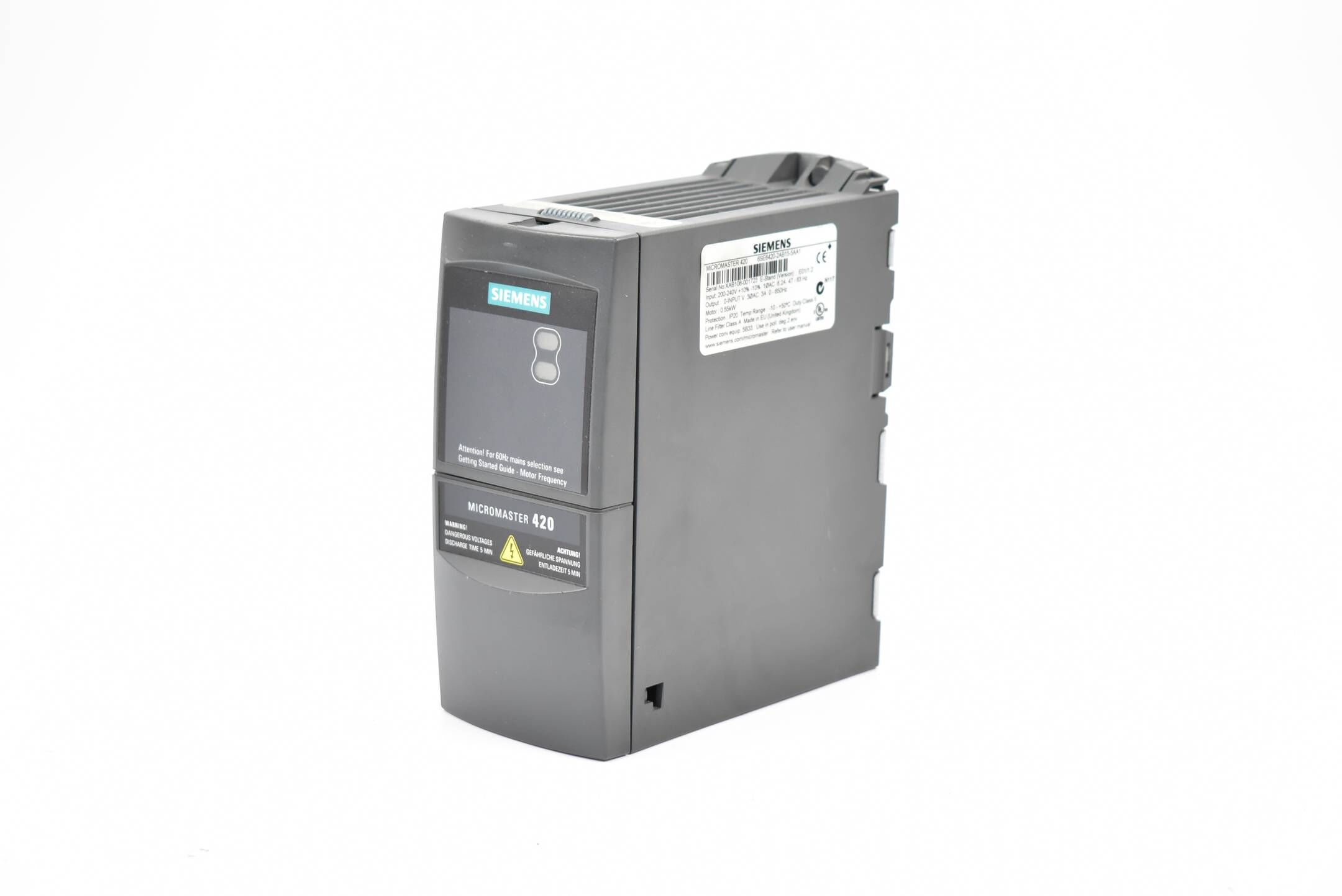 Siemens Micromaster 6SE6420-2AB15-5AA1 ( 6SE6 420-2AB15-5AA1 )