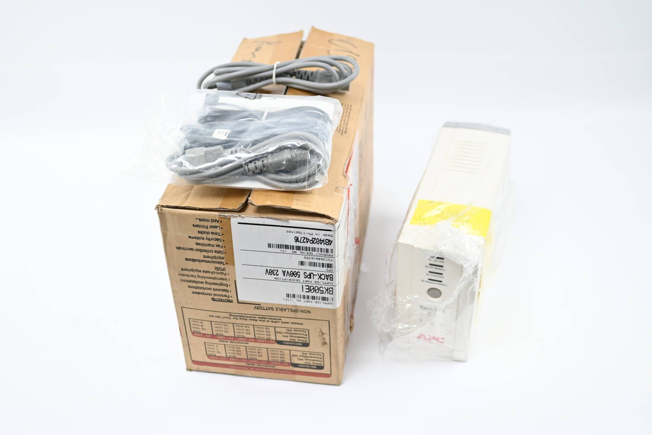 APC nattery Backup 350/500 VA Back-ups 500VA 230V ( BK500EI )