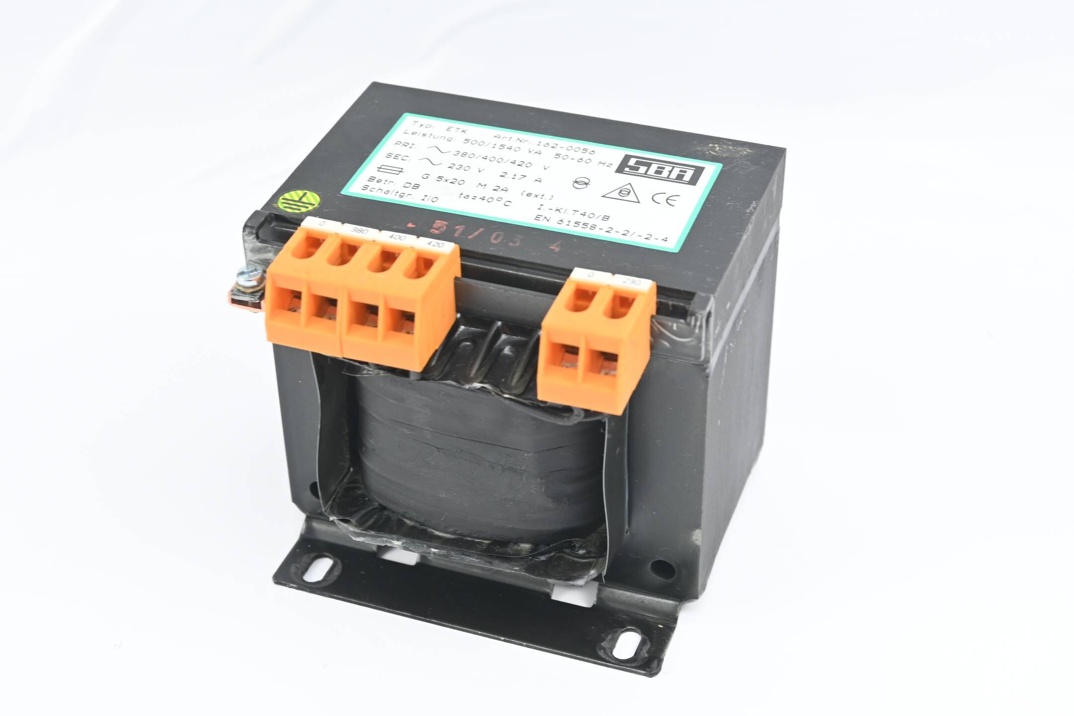SBA Transformator ETK 162-0056