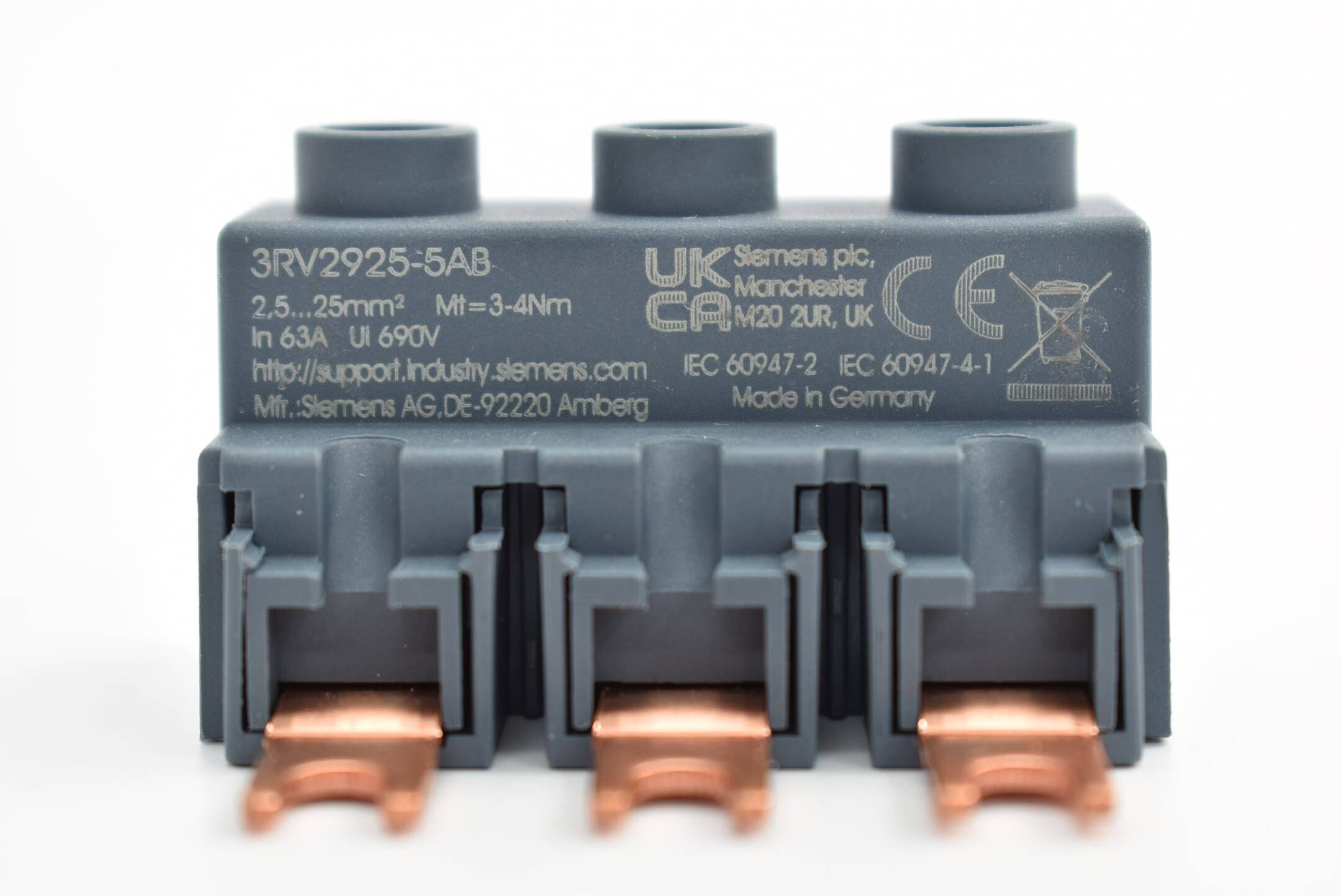 Siemens 3-Phasen-Einspeiseklemme 3RV2925-5AB ( 3RV2 925-5AB )