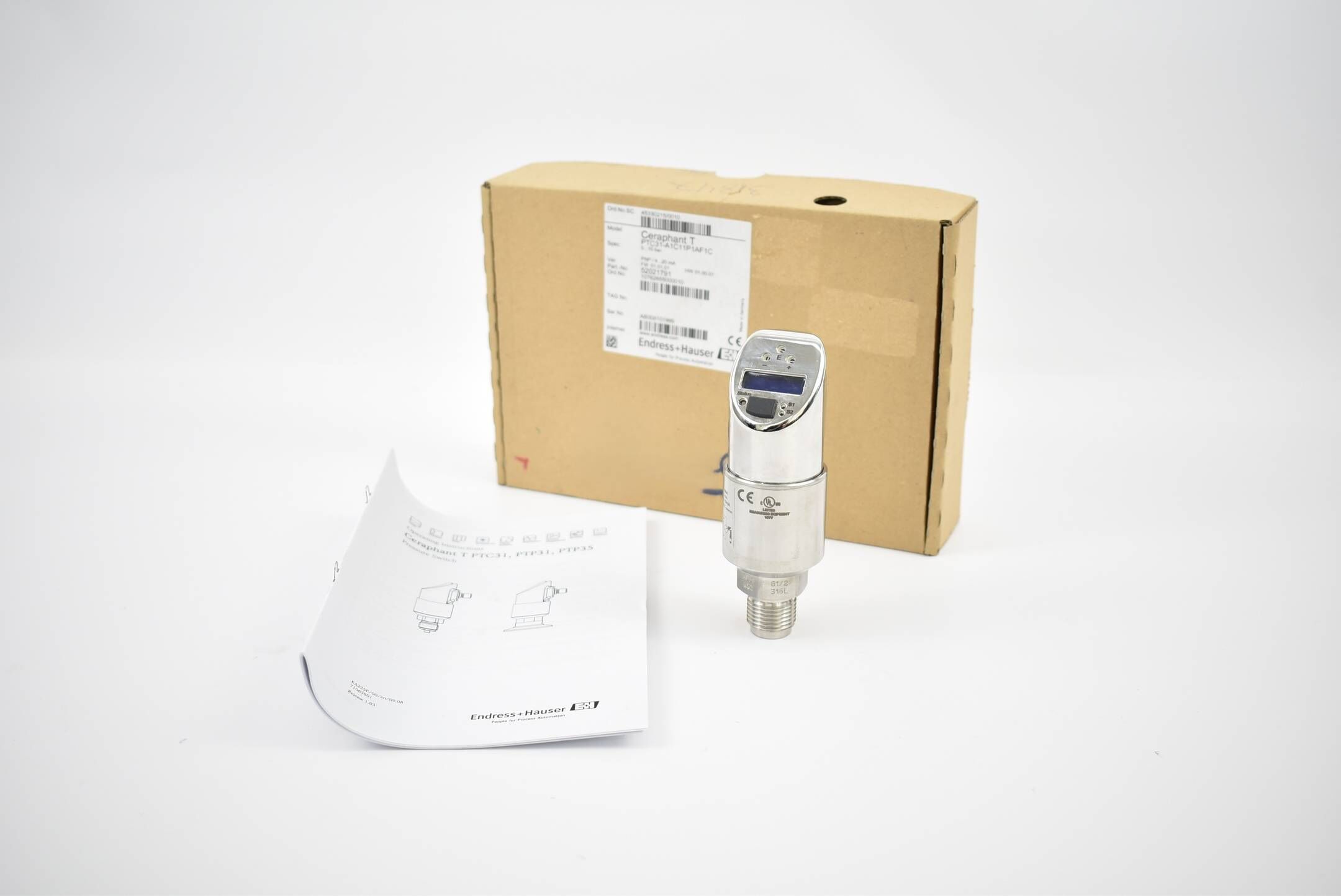 Endress+Hauser Ceraphant T Druckschalter PTC31-A1C11P1AF1C ( 52021791 )