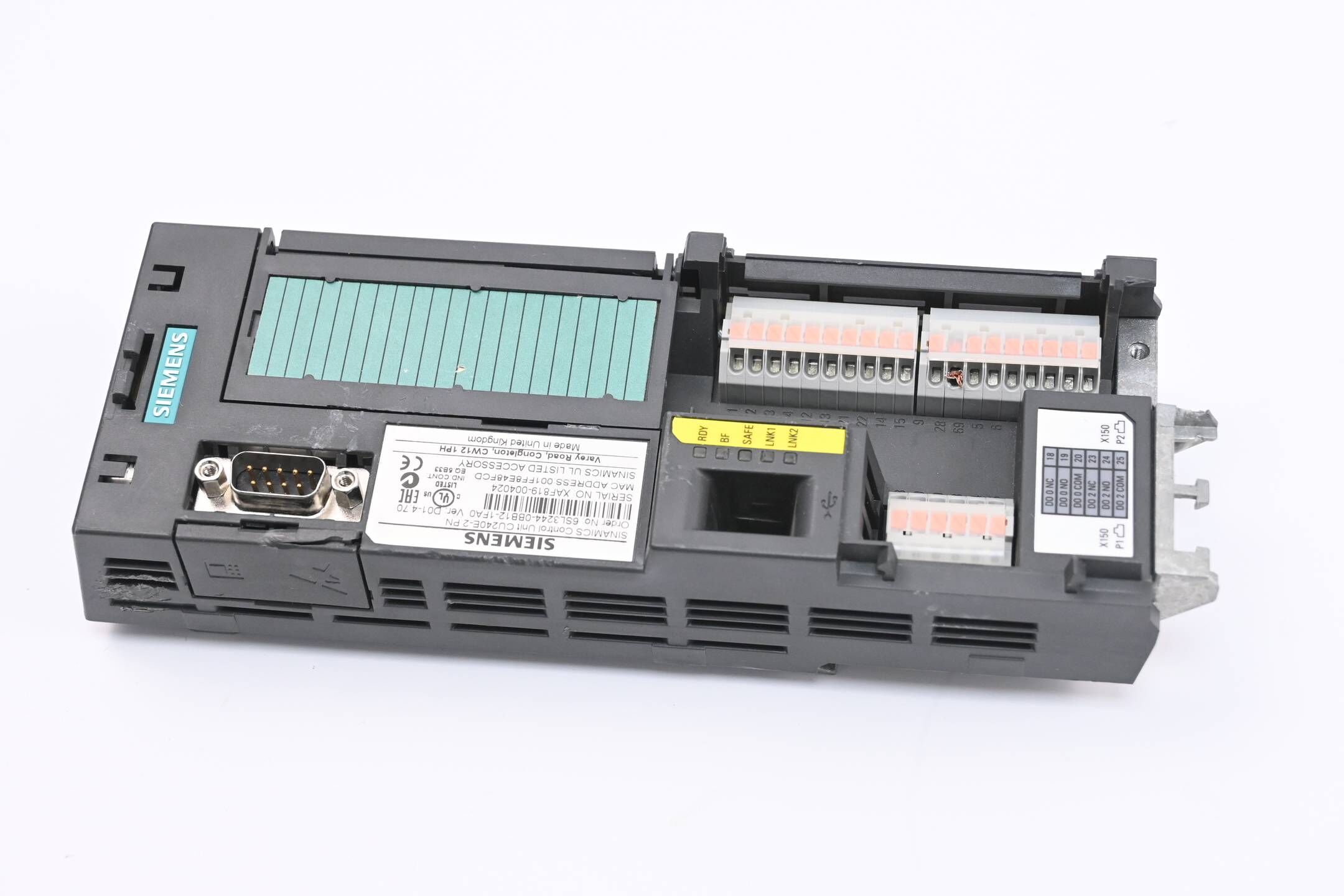 Siemens Sinamics CU240E-2 6SL3244-0BB12-1FA0 ( 6SL3 244-0BB12-1FA0 ) D01-4.70