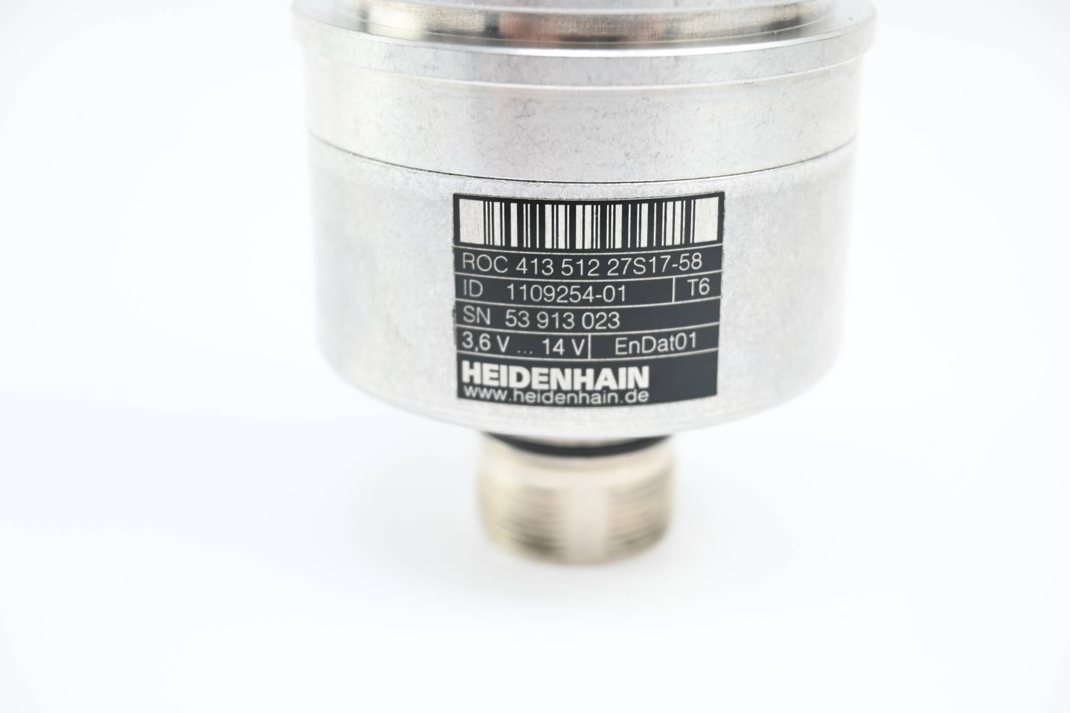 Heidenhain Drehgeber ROC413 1109254-01 Ver.T6 inkl. Membrankupplung 296746-02