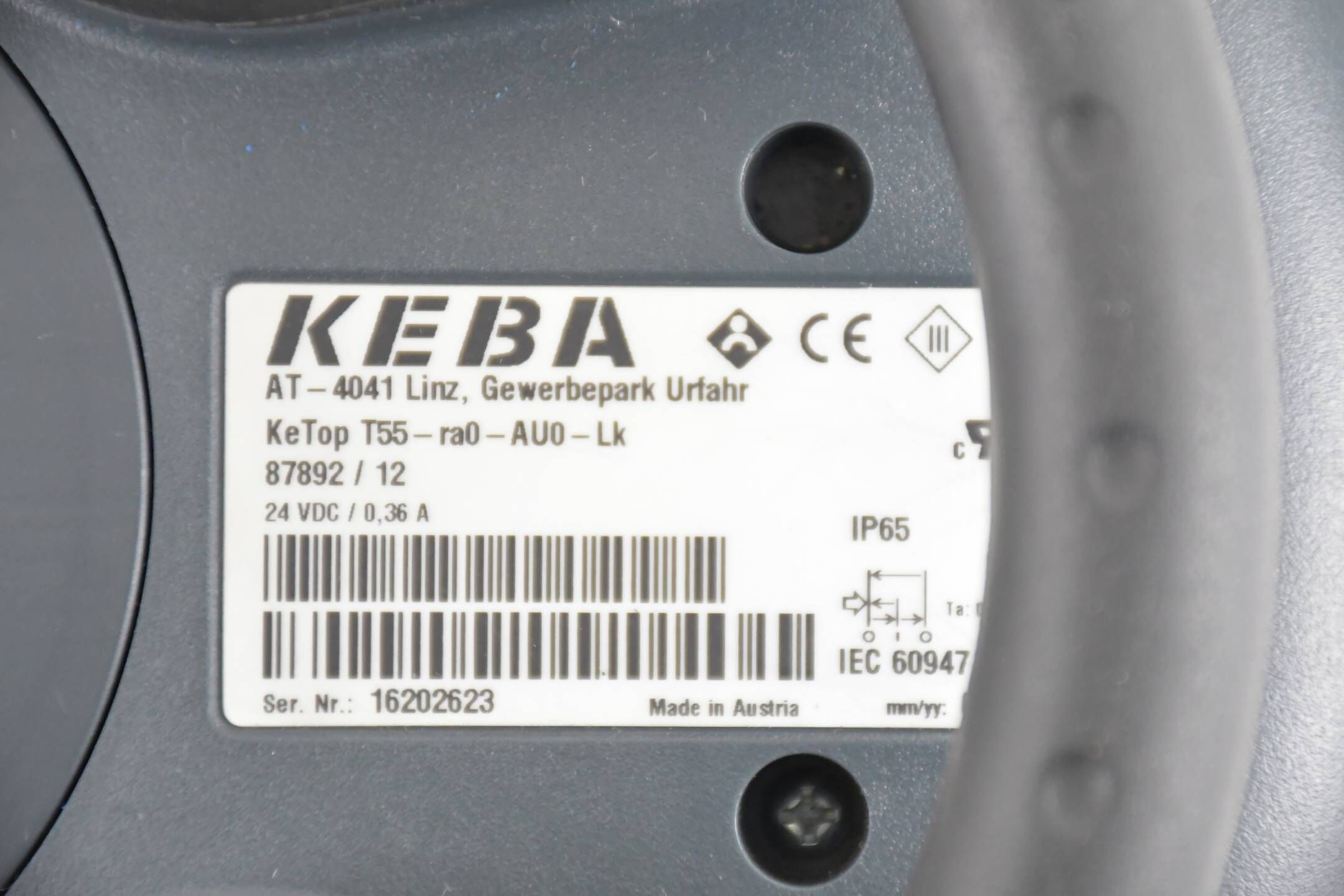 Keba Midrange-Panel KeTop 6.5“ T55-RA0-AU0-LK ( 87892/12 )