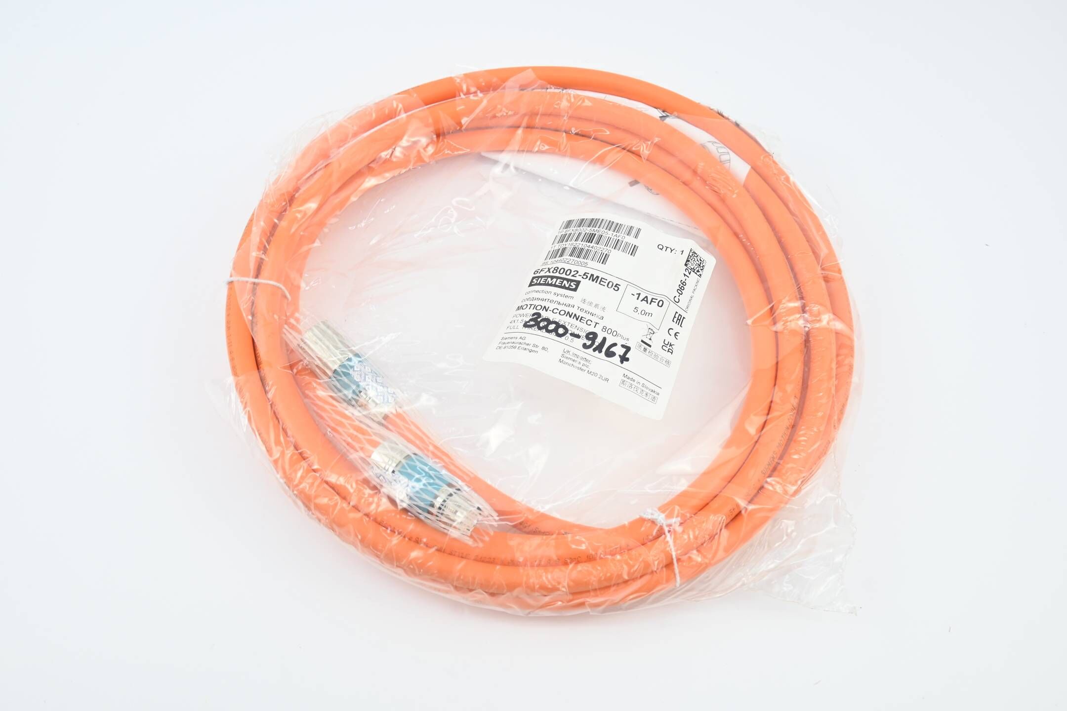 Siemens Leistungsleitung 6FX8002-5ME05-1AF0 ( 6FX8 002-5ME05-1AF0 ) 5,0m
