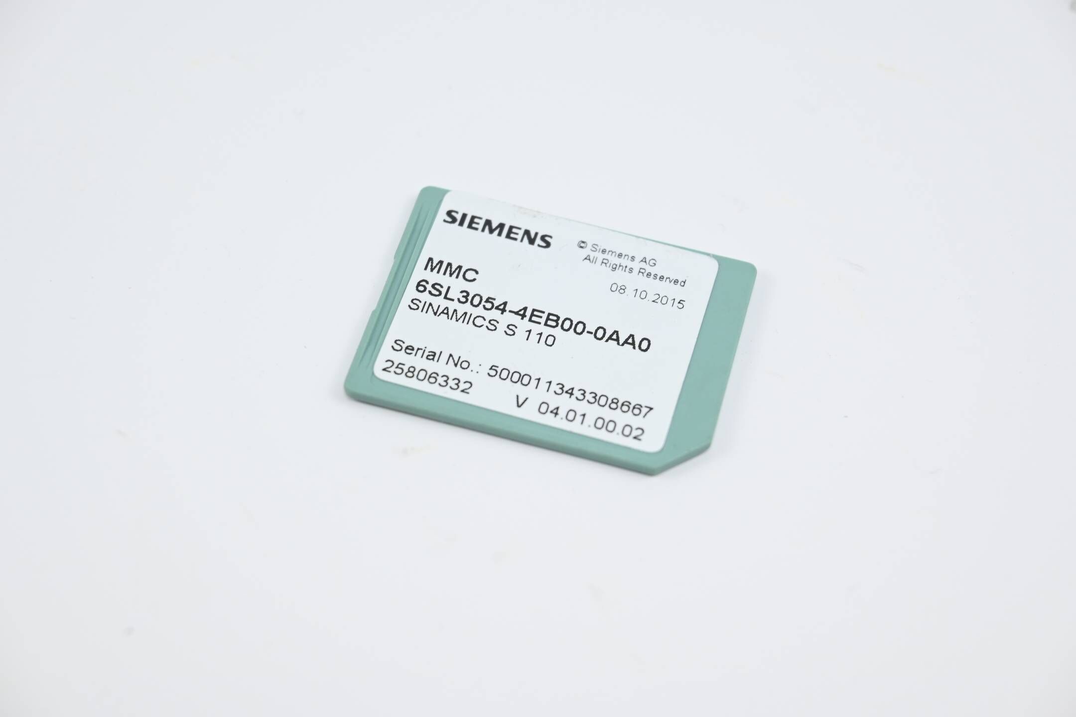 Siemens Sinamics S110 Multimedia-Card 6SL3054-4EB00-0AA0 ( 6SL3 054-4EB00-0AA0 )