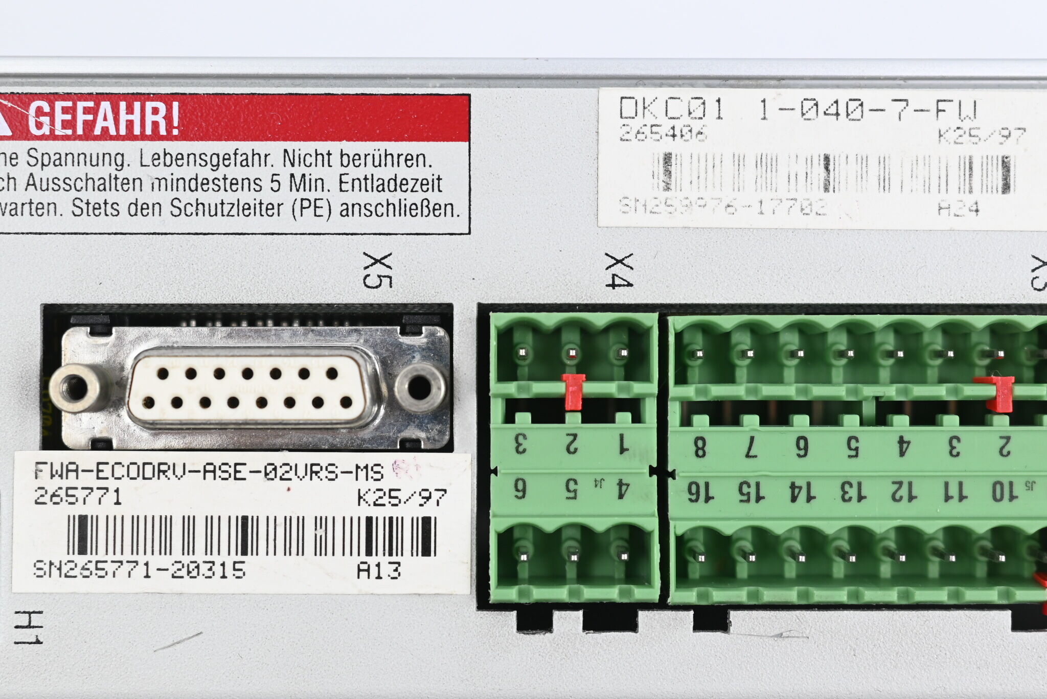 GENERALÜBERHOLT Indramat Regelgerät DKC01.1-040-7-FW (R911265406) inkl FWA-ECODRV-ASE-02V20-MS
